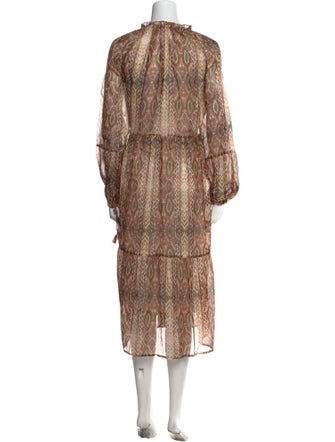 Ilse Jacobsen Paisley Print Midi Length Dress