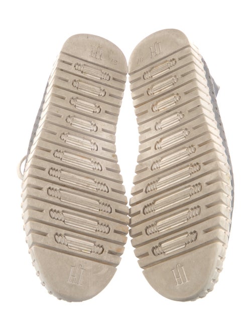 Ilse Jacobsen Leather Colorblock Pattern Sneakers