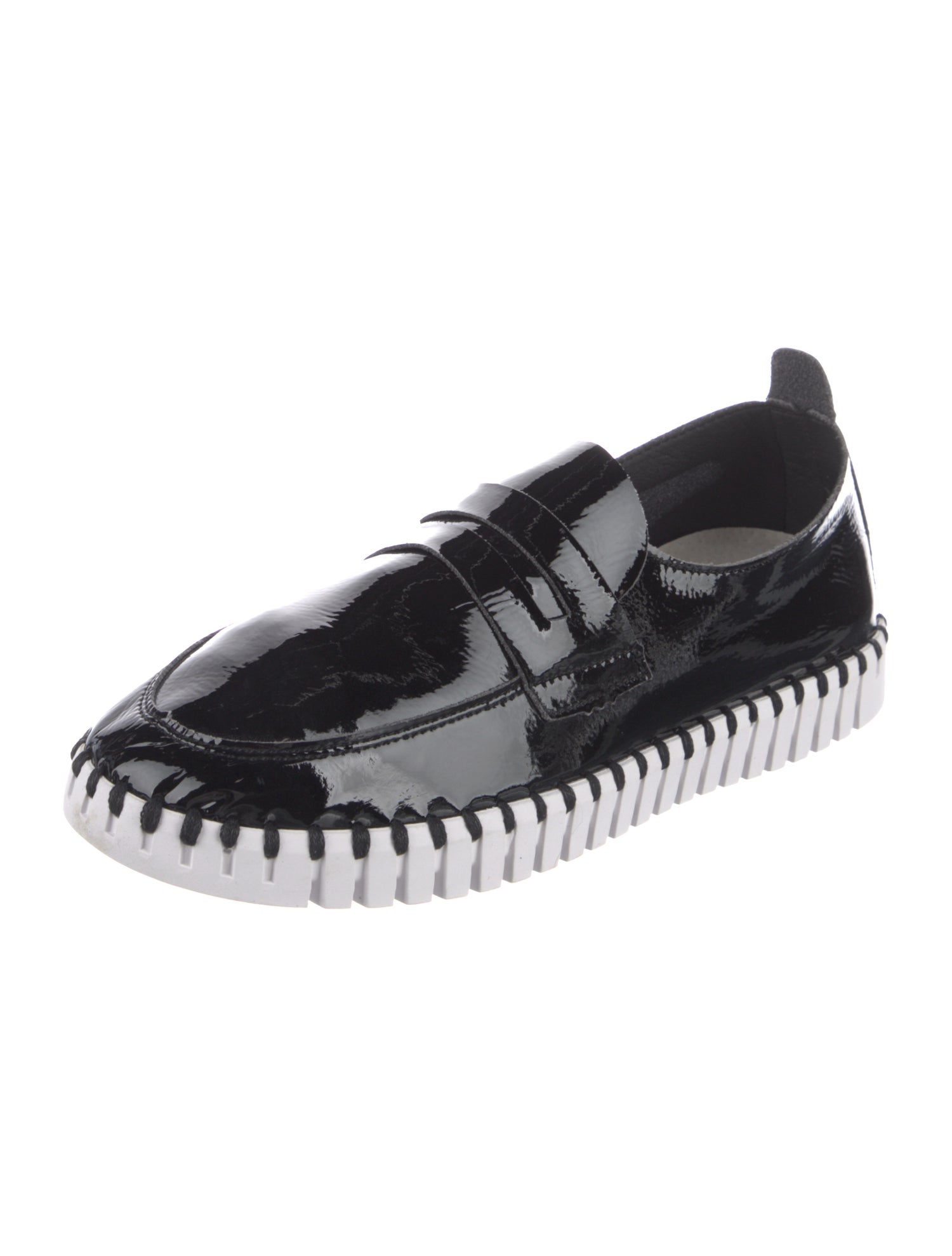 Ilse Jacobsen Patent Leather Loafers