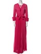Ilse Jacobsen Tie Neck Long Dress