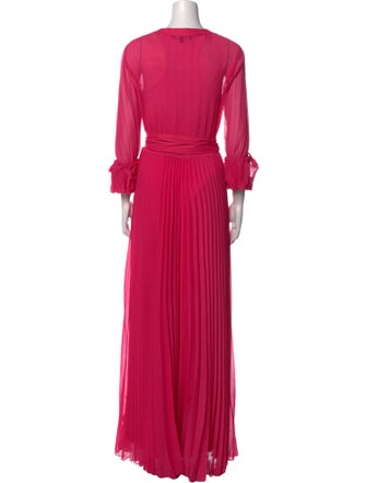 Ilse Jacobsen Tie Neck Long Dress