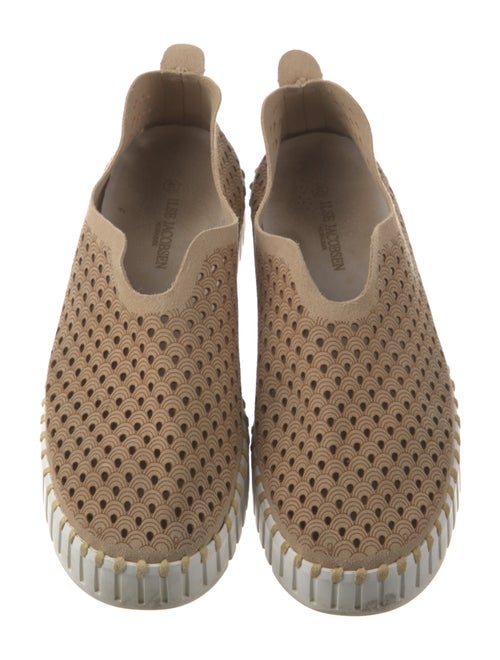 Ilse Jacobsen Suede Lasercut Accents Sneakers