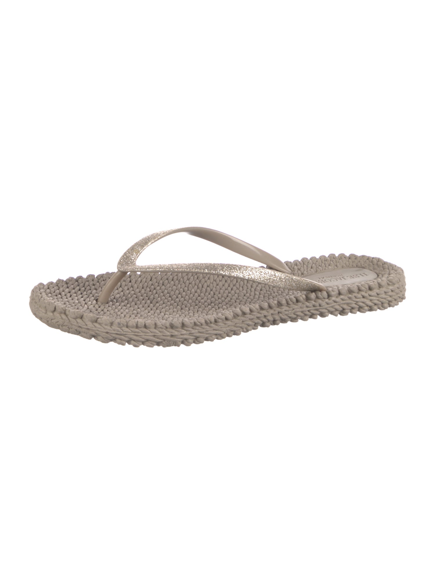 Ilse Jacobsen Rubber Glitter Accents Flip Flops
