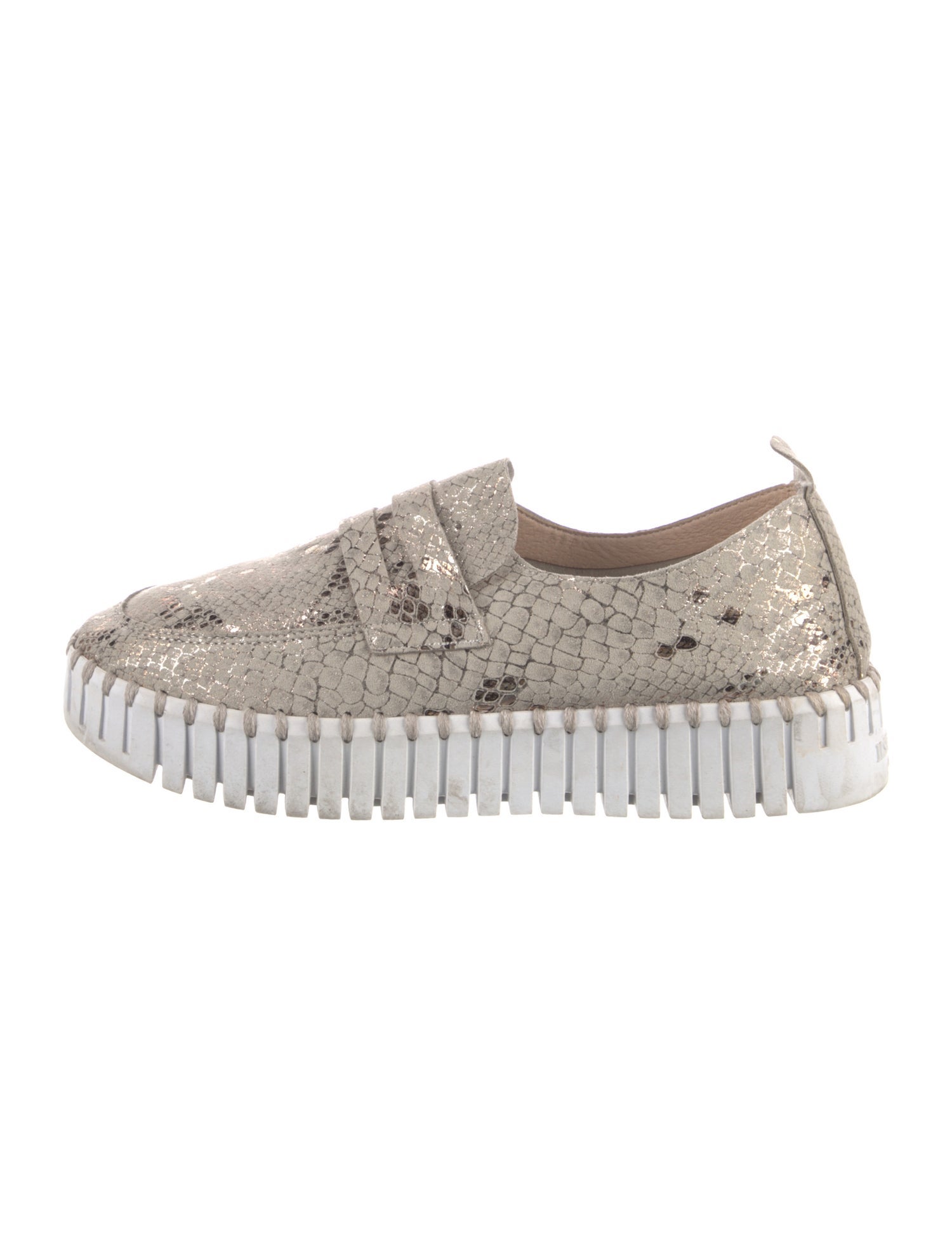 Ilse Jacobsen Suede Animal Print Loafers