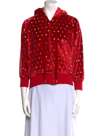 Idilvice! Polka Dot Print Evening Jacket