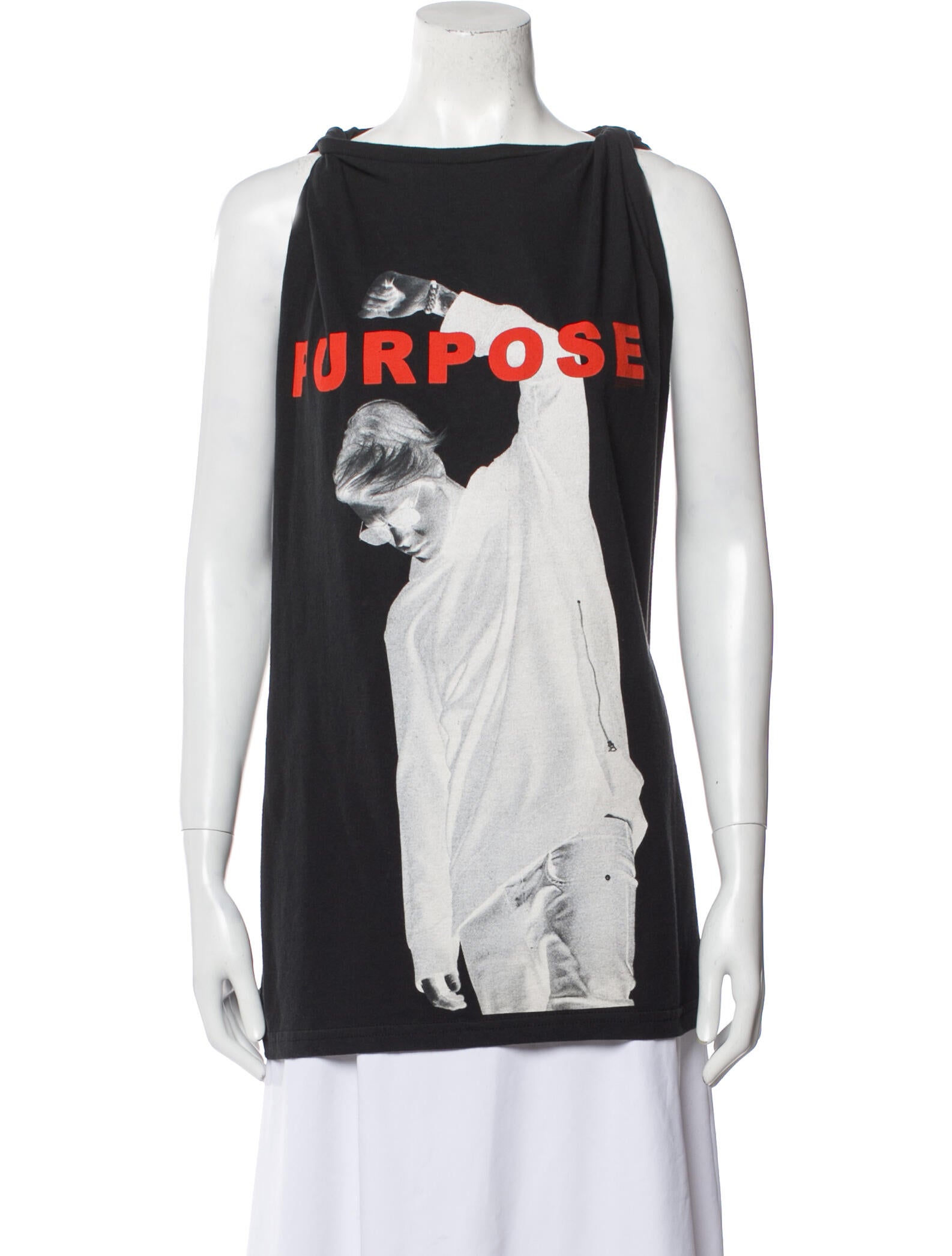 Idilvice! Graphic Print Bateau Neckline Top