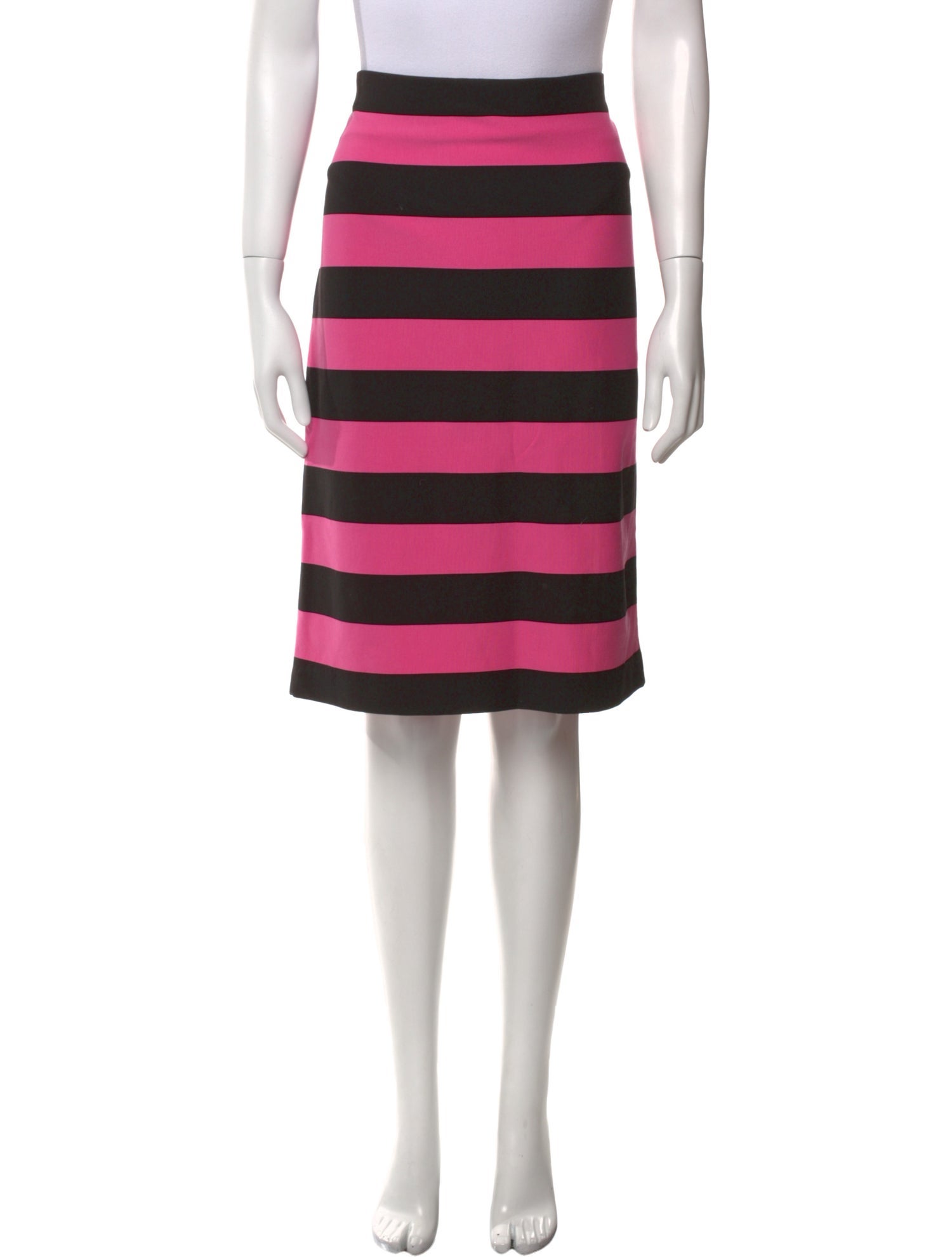 Idilvice! Striped Knee-Length Skirt