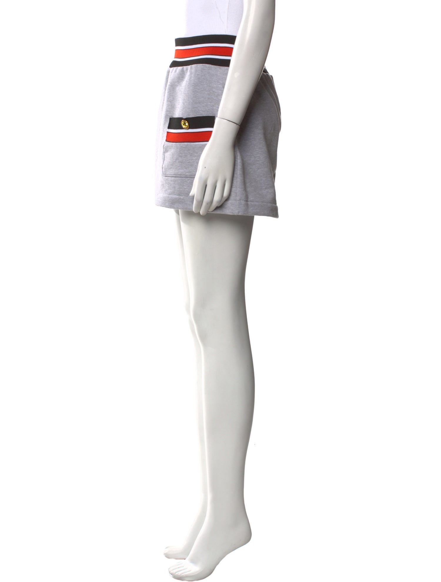 Idilvice! Colorblock Pattern Mini Skirt