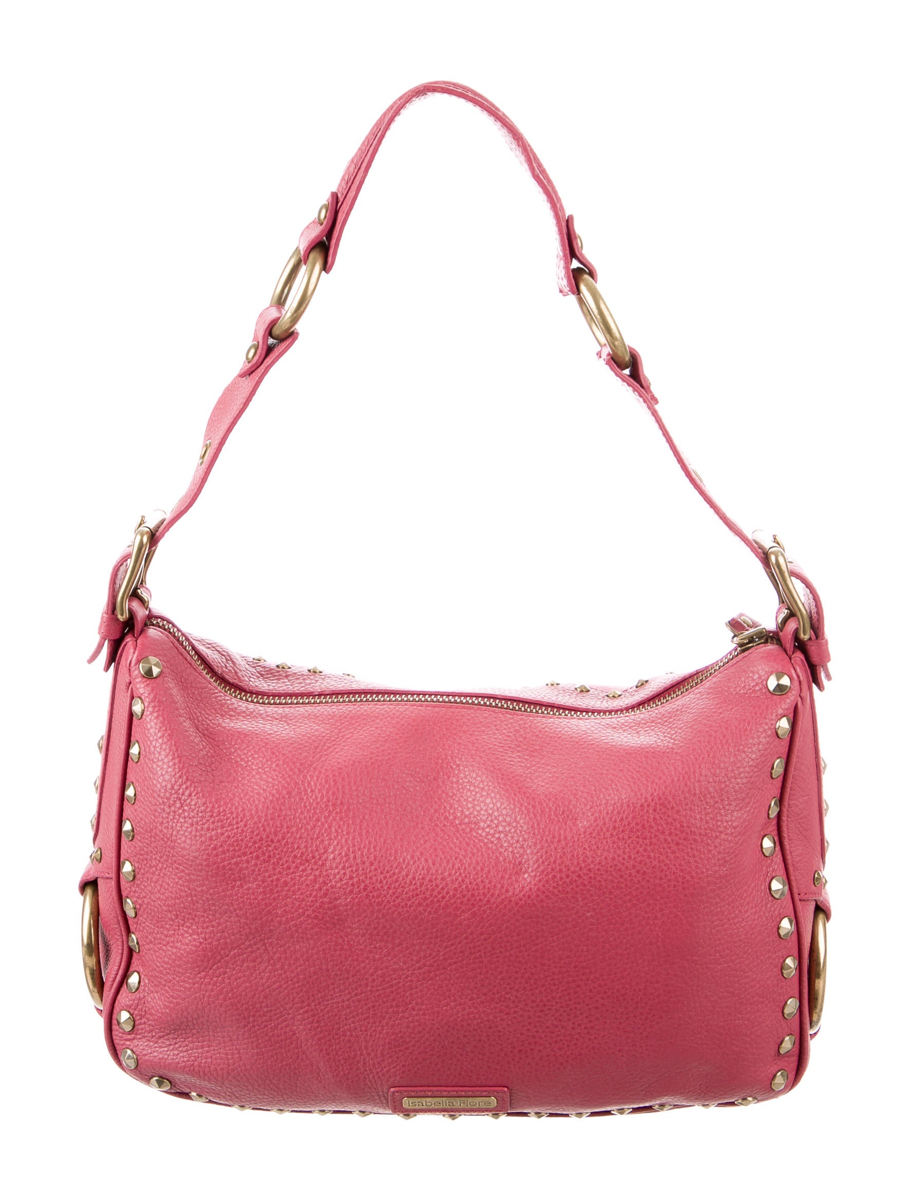 Isabella Fiore Wicked Leather Shoulder Bag - Pink Shoulder Bags
