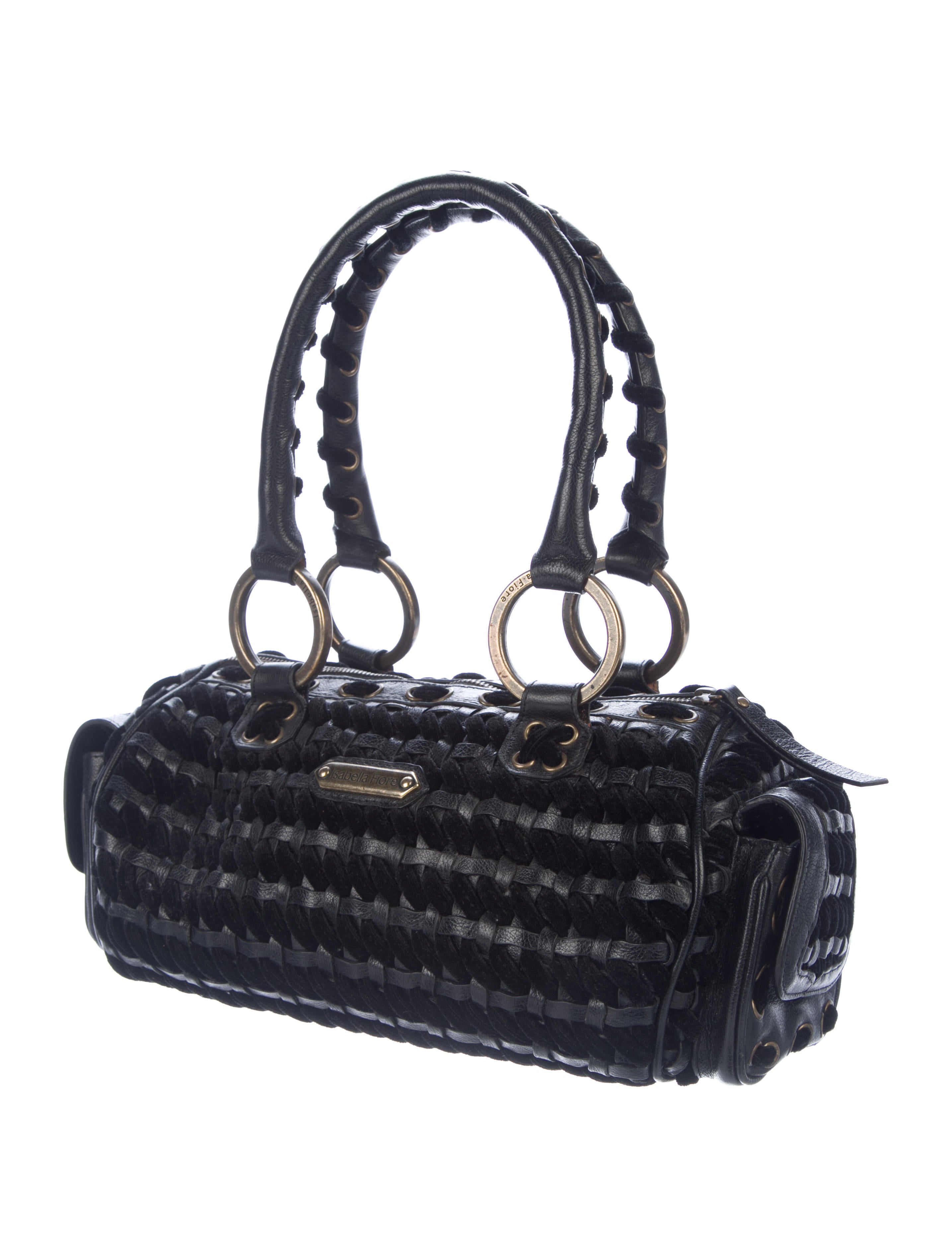 Isabella Fiore Woven Leather Shoulder Bag Handbags Wif20221 Woven Leather Shoulder Bag