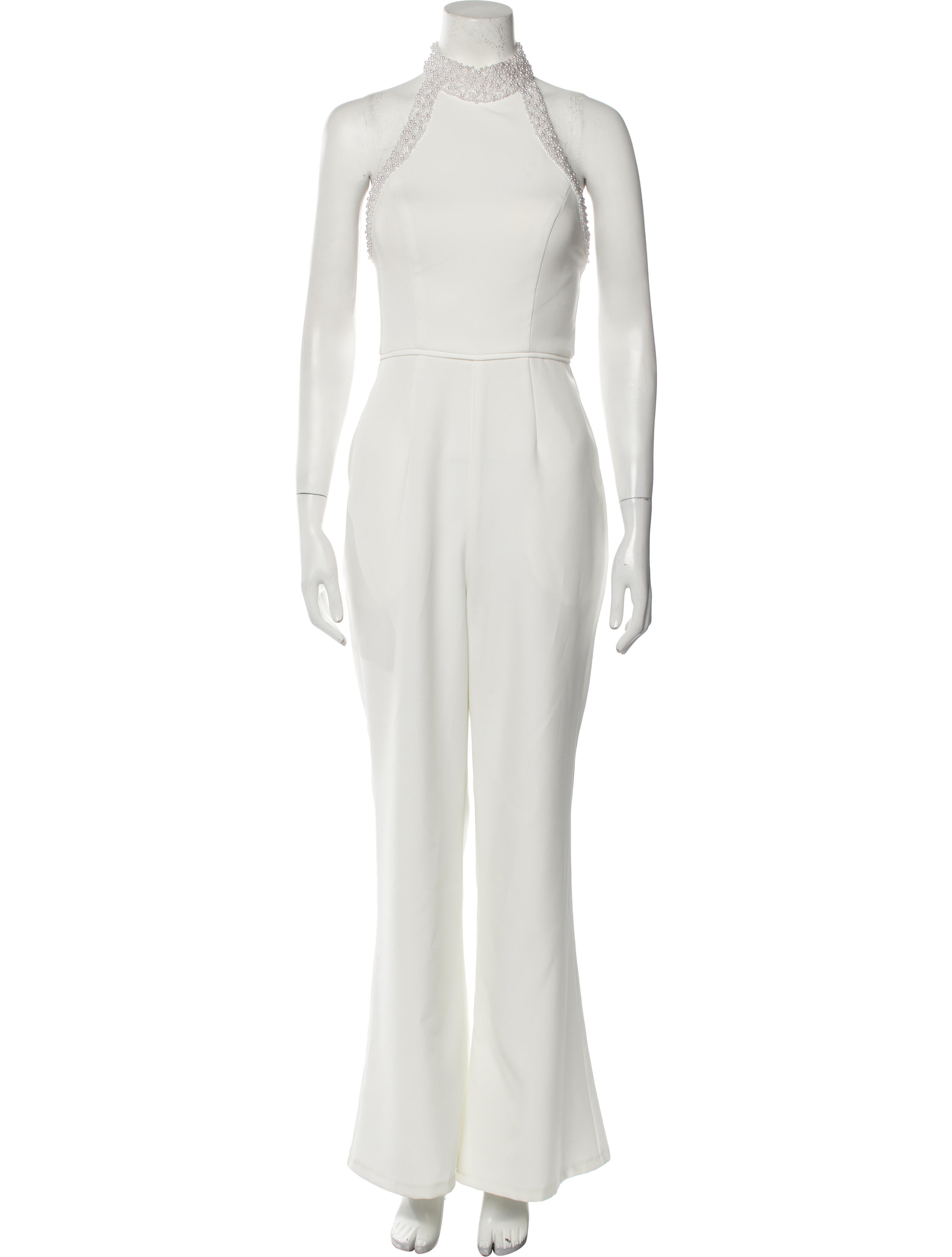 Ieena for Mac Duggal Mock Neck Jumpsuit