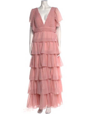 Ieena for Mac Duggal Dresses V-Neck Long Dress US 12 | XL