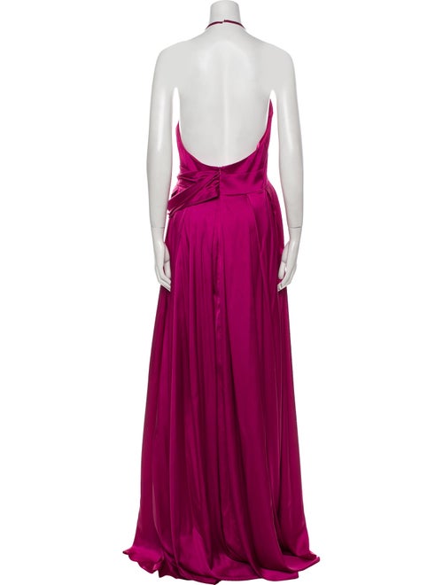 Ieena for Mac Duggal Halterneck Long Dress