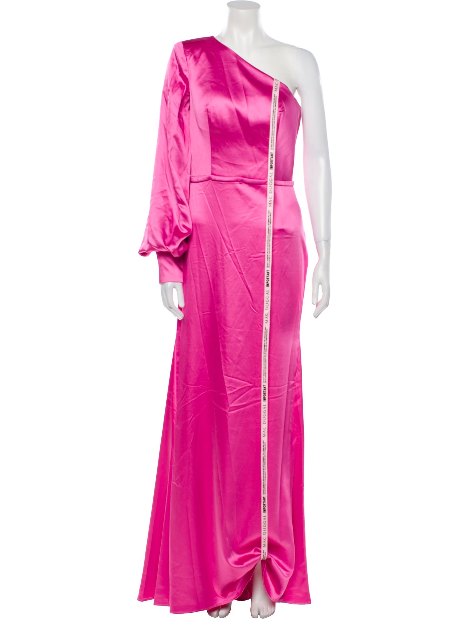 Ieena for Mac Duggal One-Shoulder Long Dress