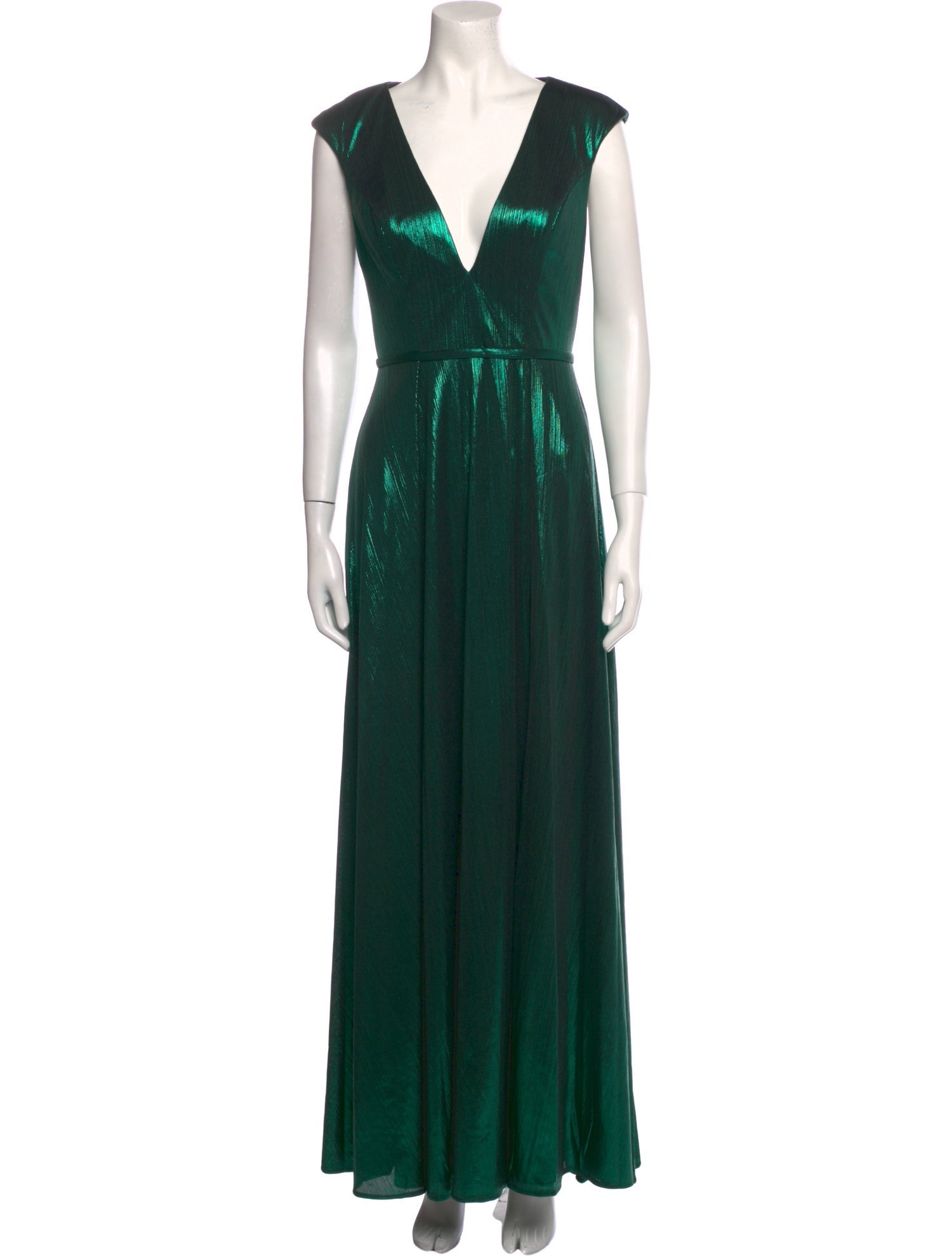 Ieena for Mac Duggal V-Neck Long Dress w/ Tags