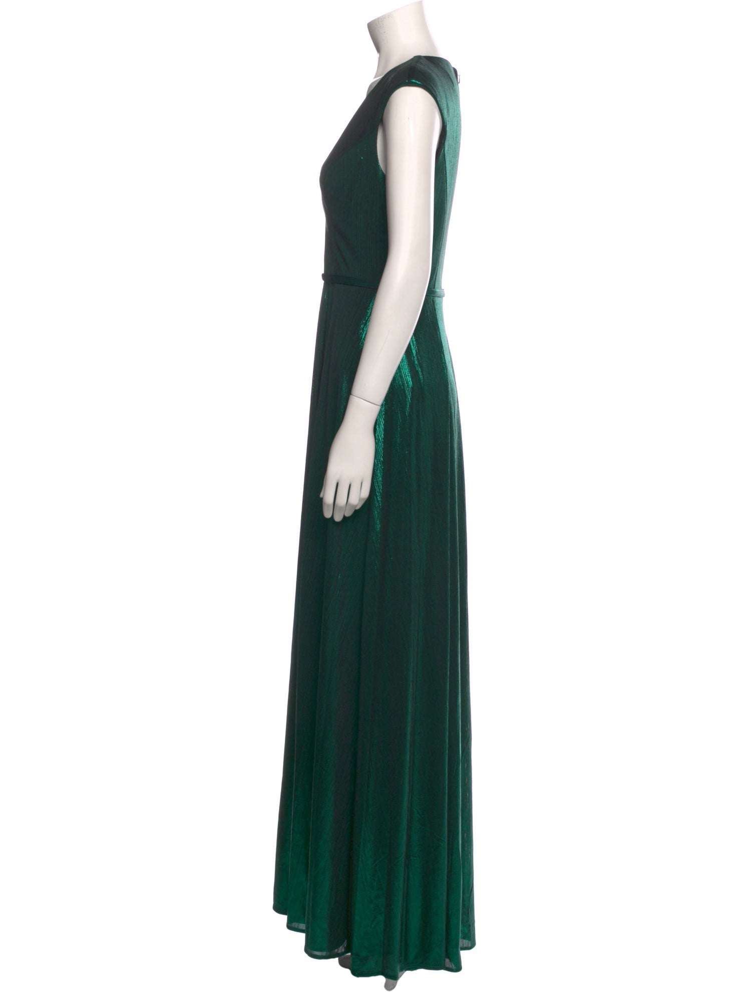 Ieena for Mac Duggal V-Neck Long Dress w/ Tags