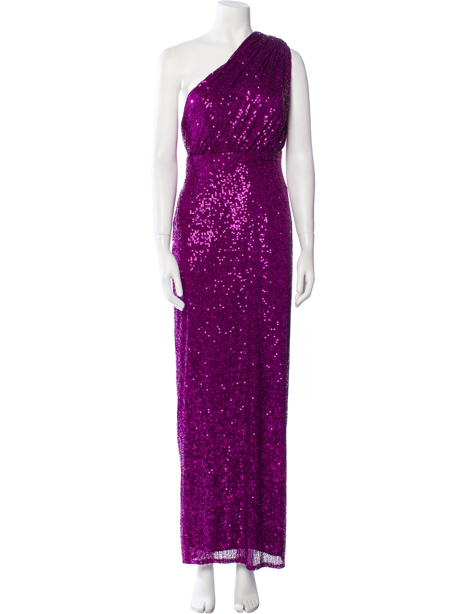 Ieena for Mac Duggal One-Shoulder Long Dress w/ Tags