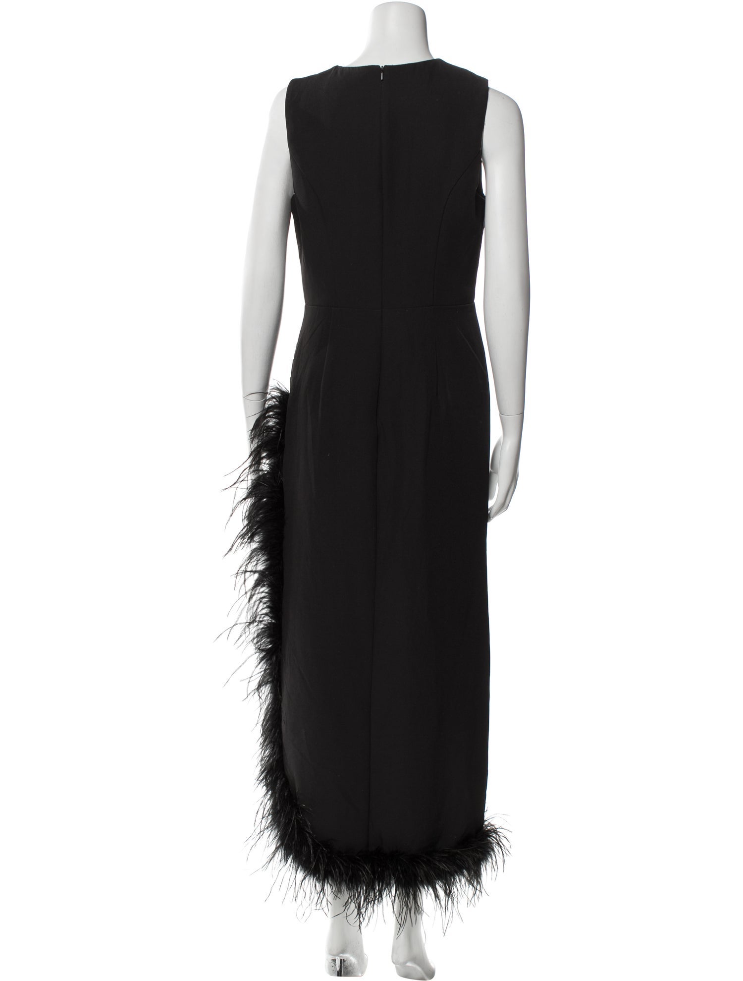 Ieena for Mac Duggal Crew Neck Long Dress