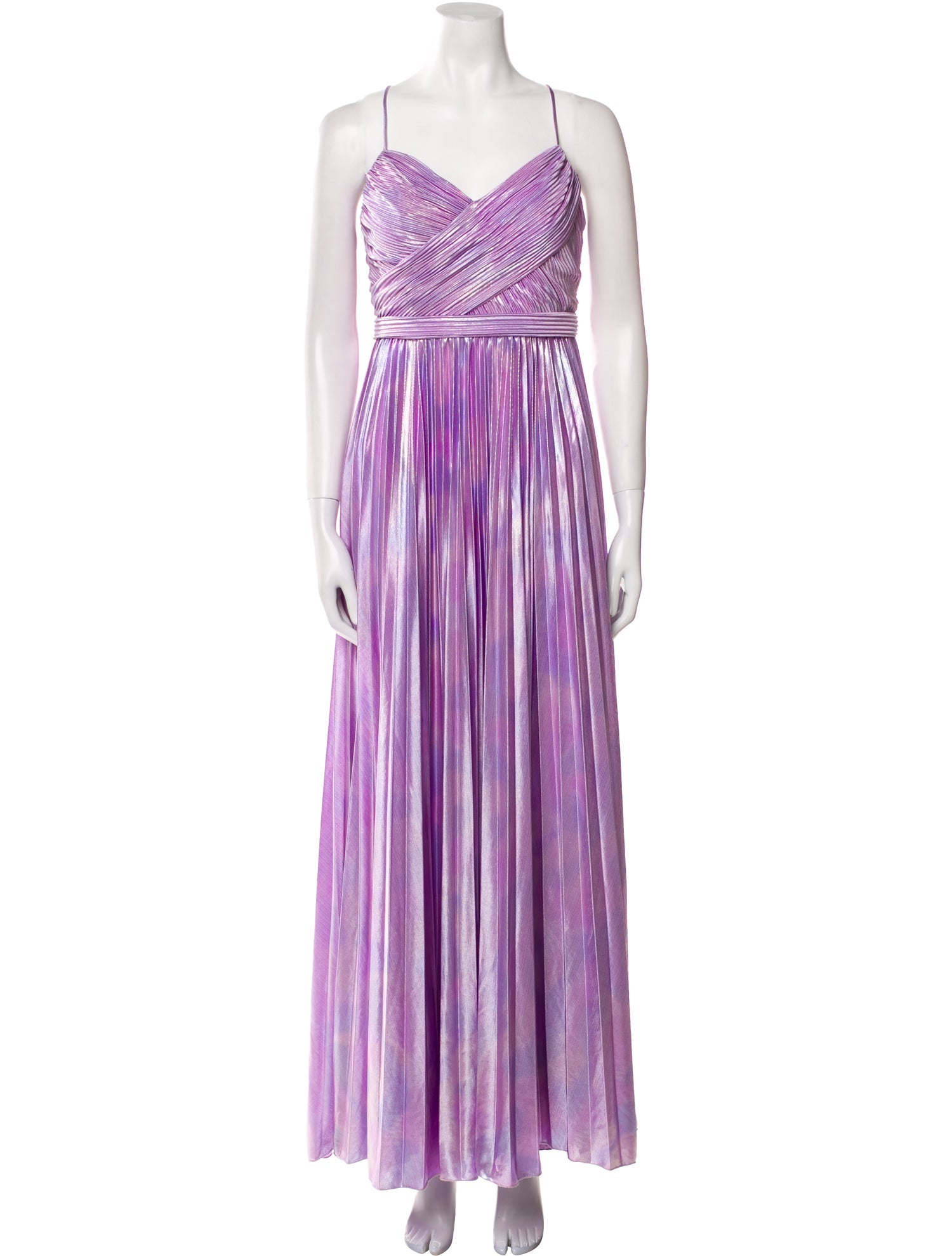 Ieena for Mac Duggal Striped Long Dress w/ Tags