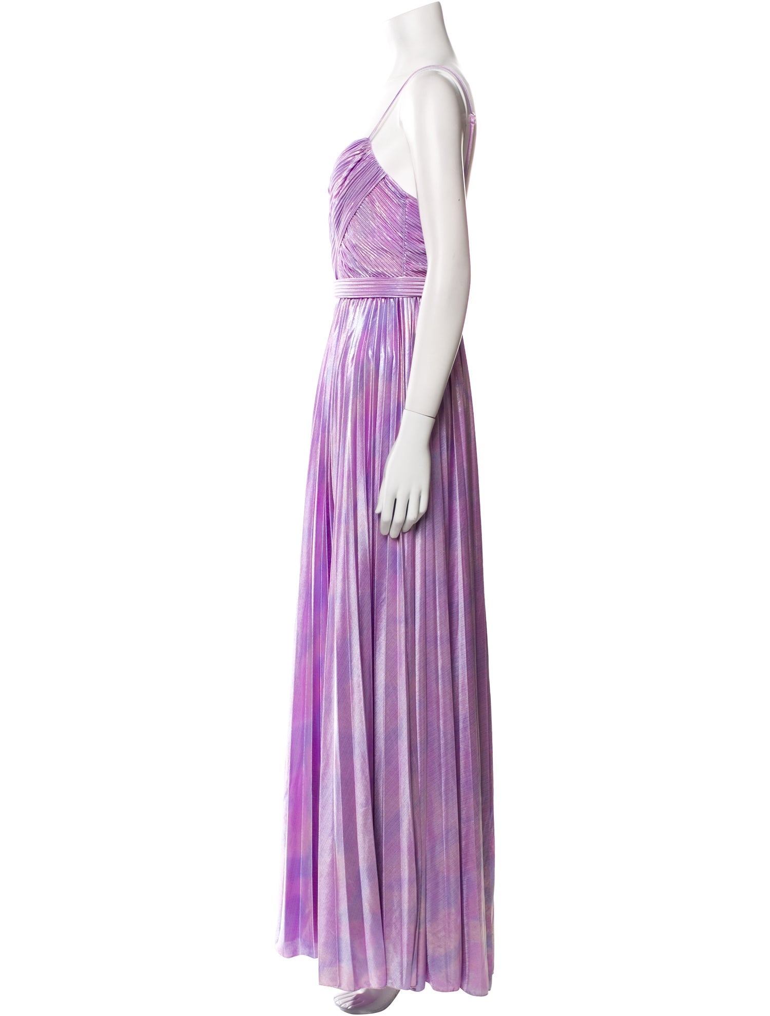 Ieena for Mac Duggal Striped Long Dress w/ Tags