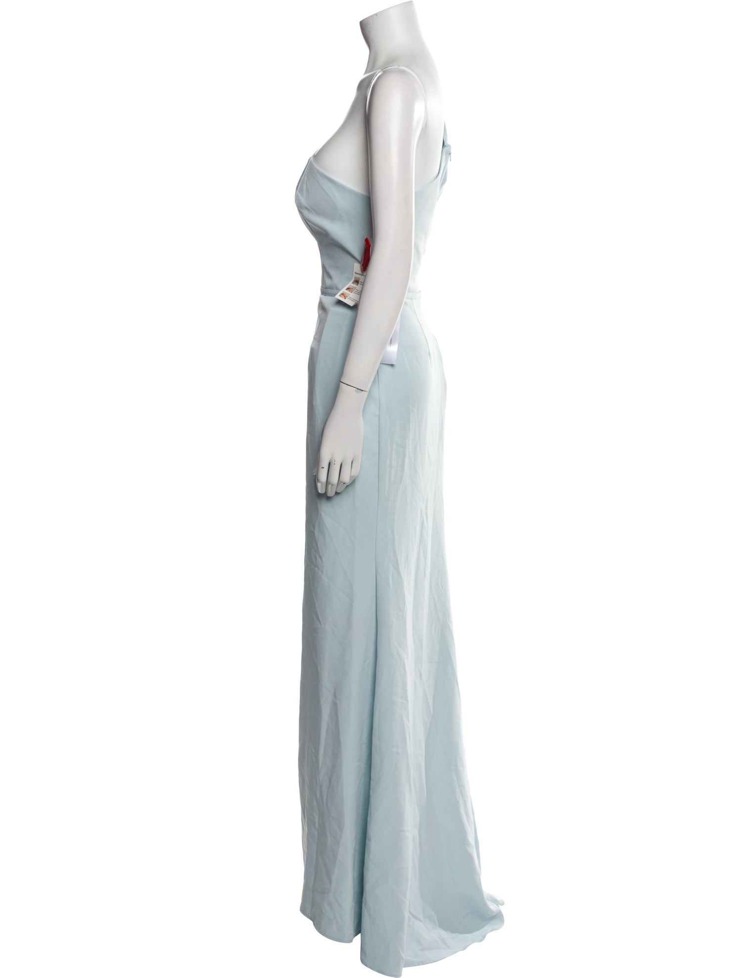 Ieena for Mac Duggal One-Shoulder Long Dress