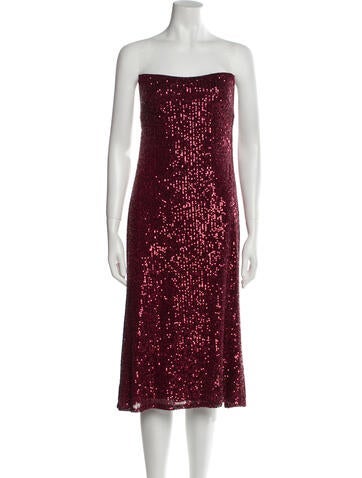 Ieena for Mac Duggal Dresses Sequin Midi Length Dress US 8 | M