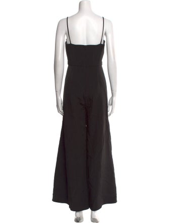 Ieena for Mac Duggal Square Neckline Jumpsuit