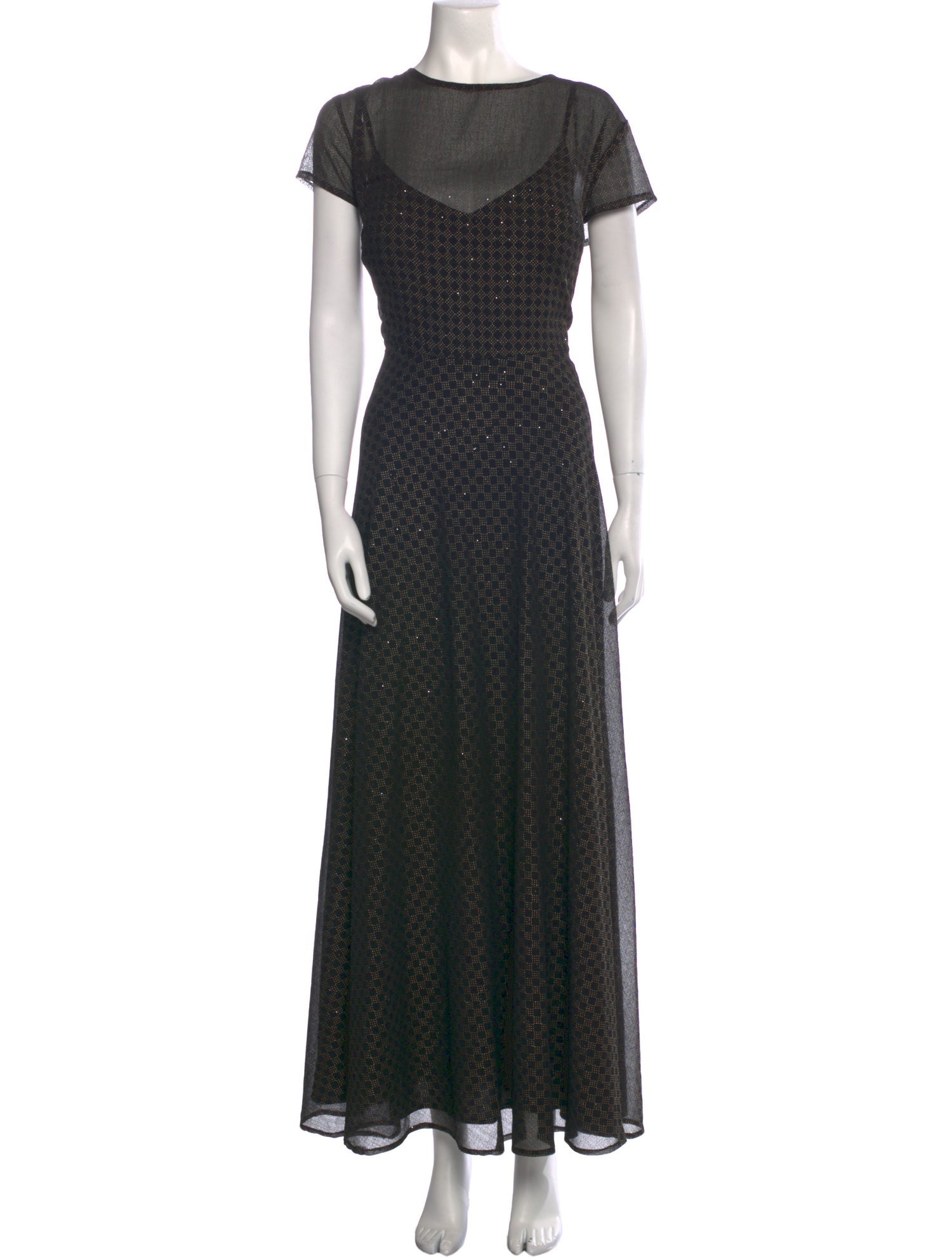 Ieena for Mac Duggal Printed Long Dress