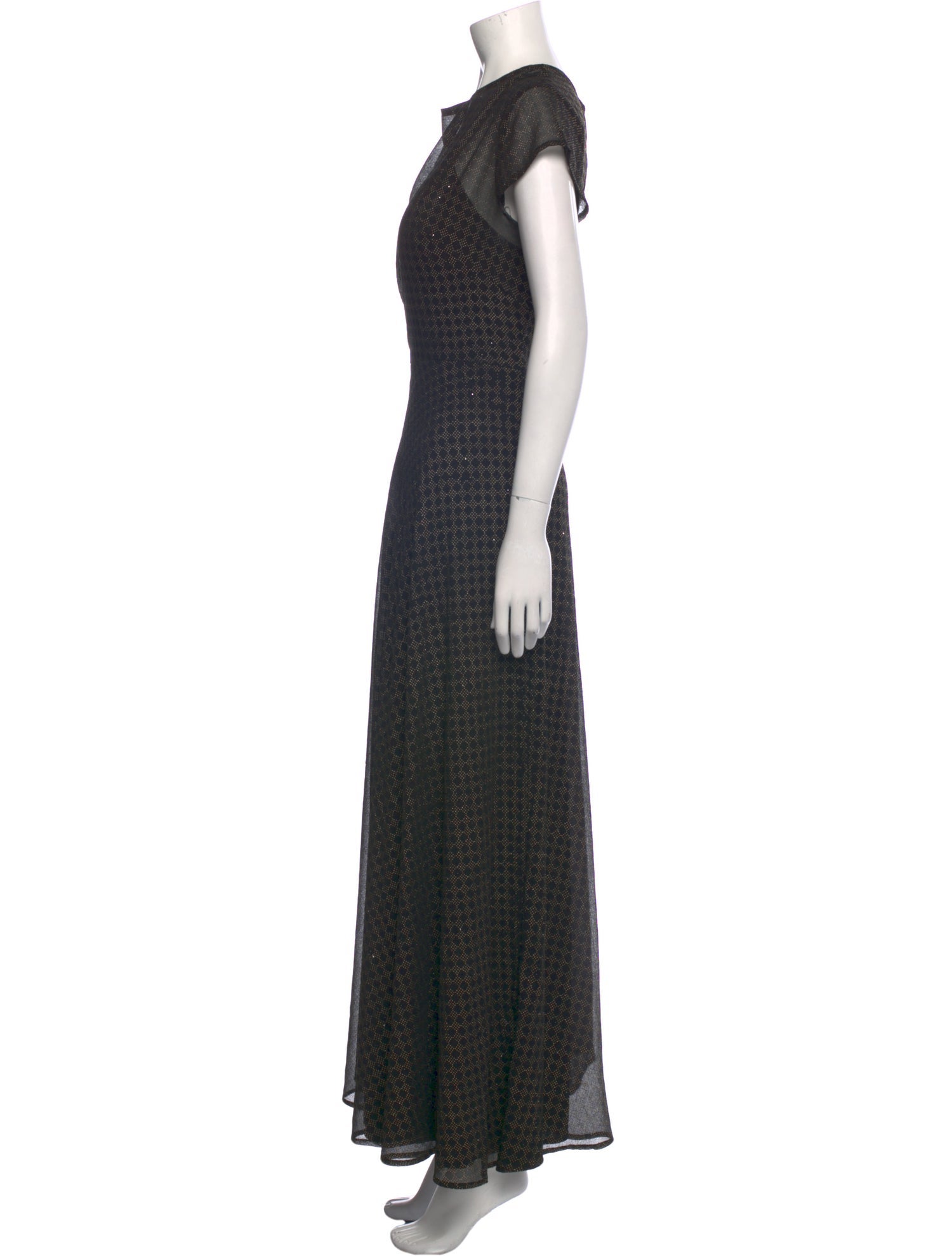 Ieena for Mac Duggal Printed Long Dress