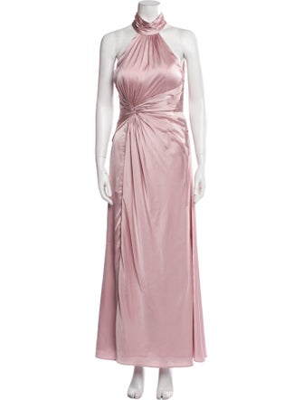 Ieena for Mac Duggal Halterneck Long Dress