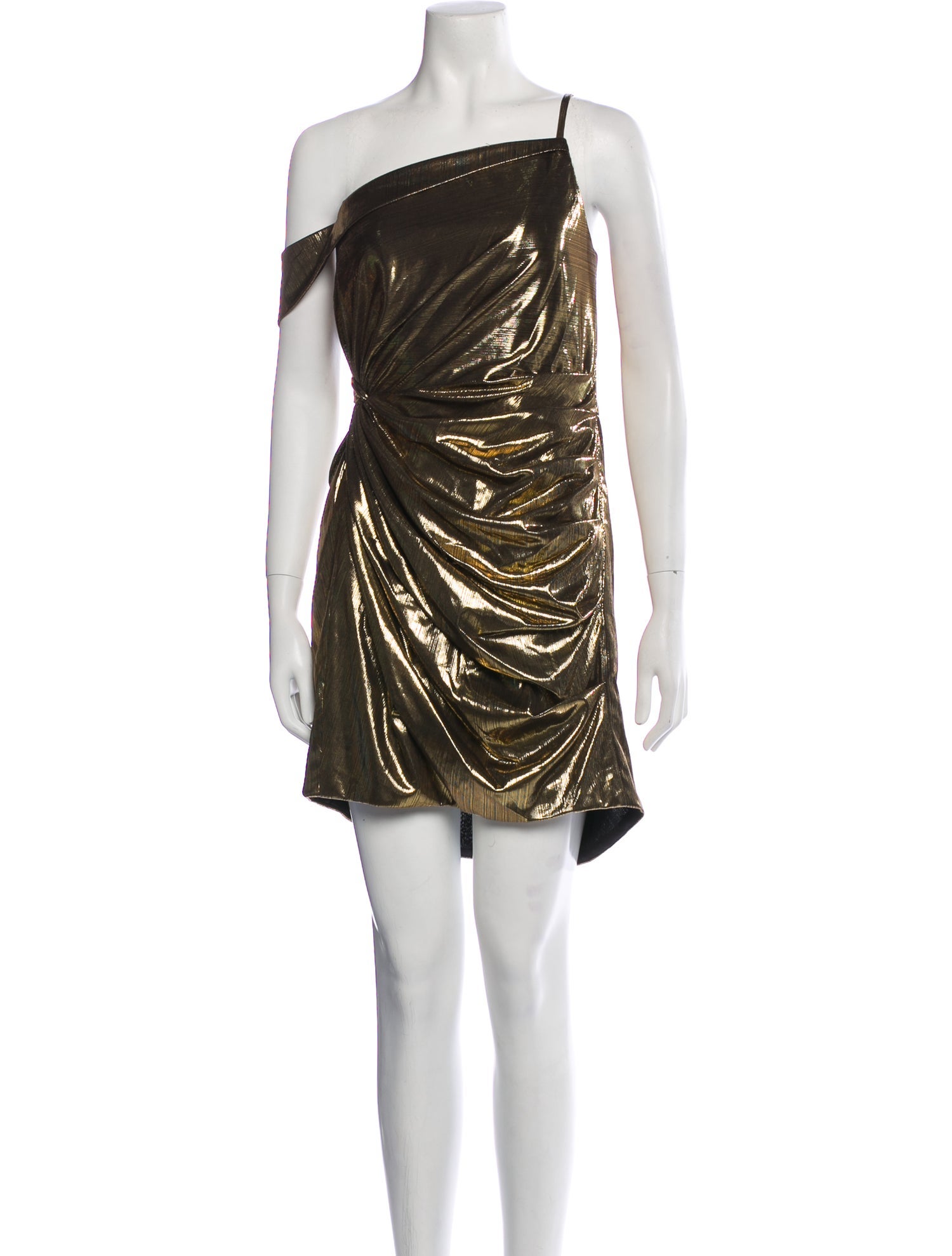 Ieena for Mac Duggal One-Shoulder Mini Dress