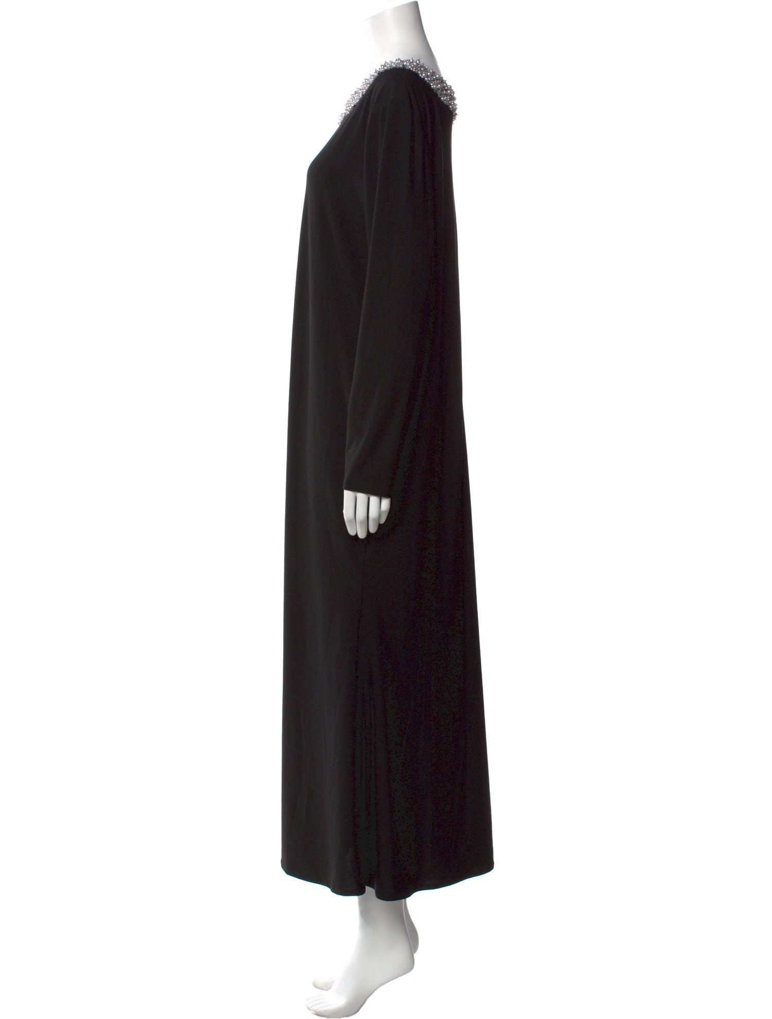 Ieena for Mac Duggal Bateau Neckline Long Dress