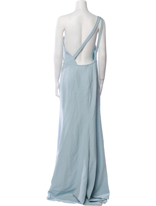 Ieena for Mac Duggal One-Shoulder Long Dress