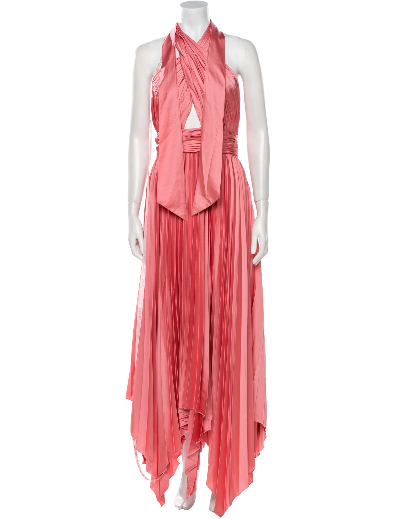 Ieena for Mac Duggal Halterneck Long Dress w/ Tags