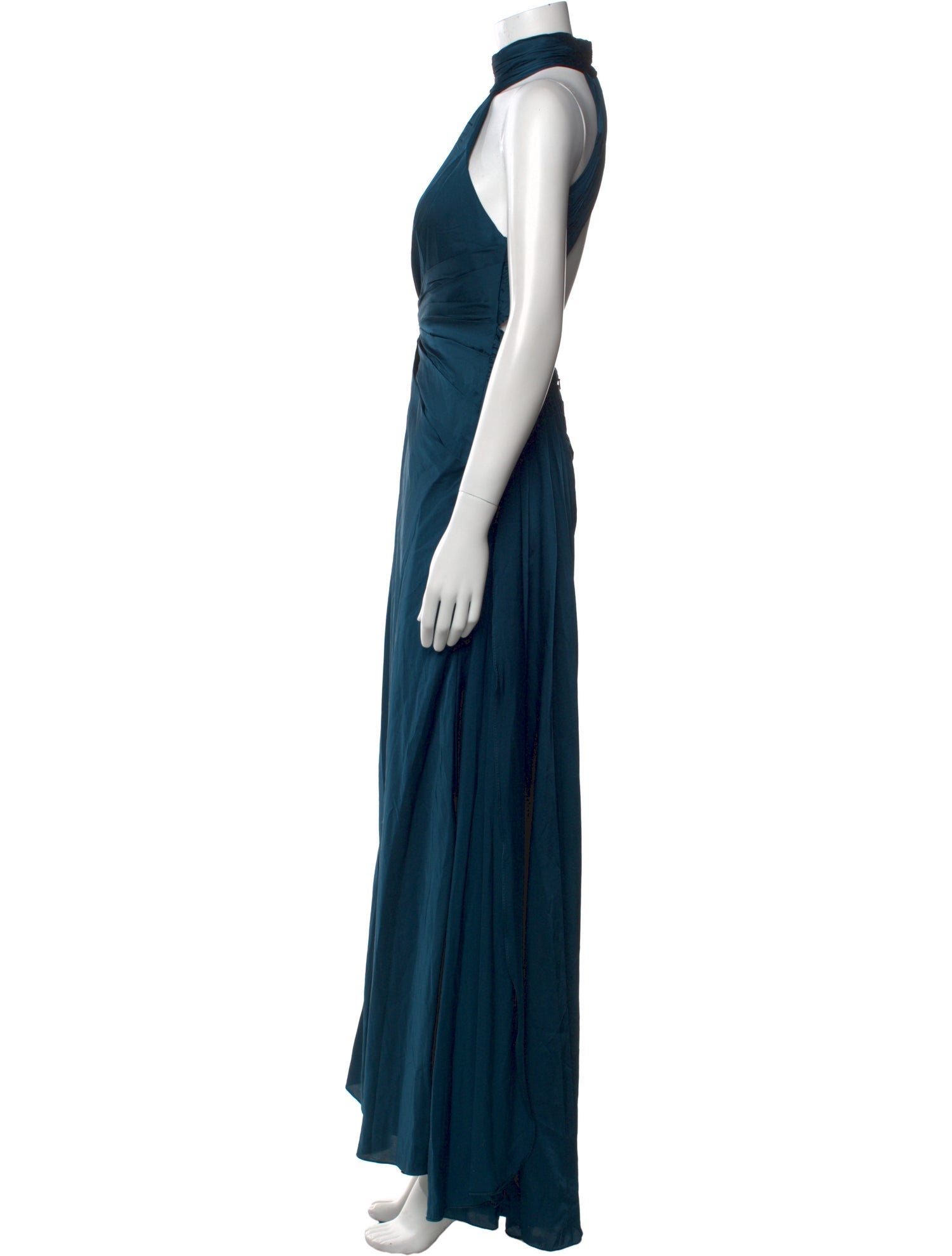 Ieena for Mac Duggal Halterneck Long Dress w/ Tags