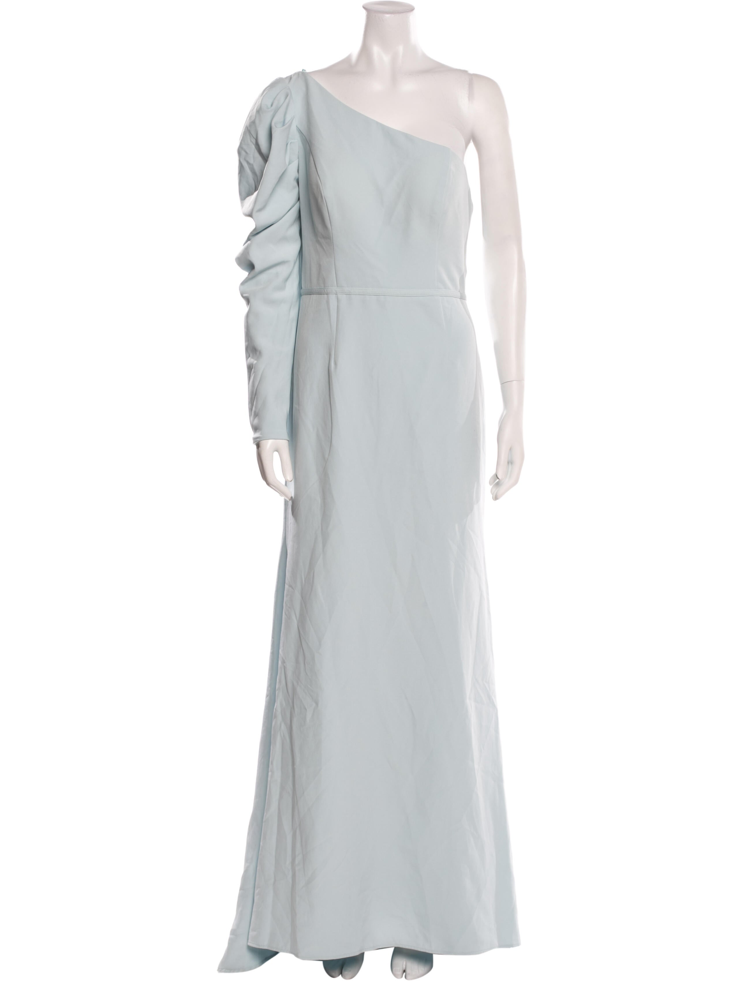 Ieena for Mac Duggal One-Shoulder Long Dress