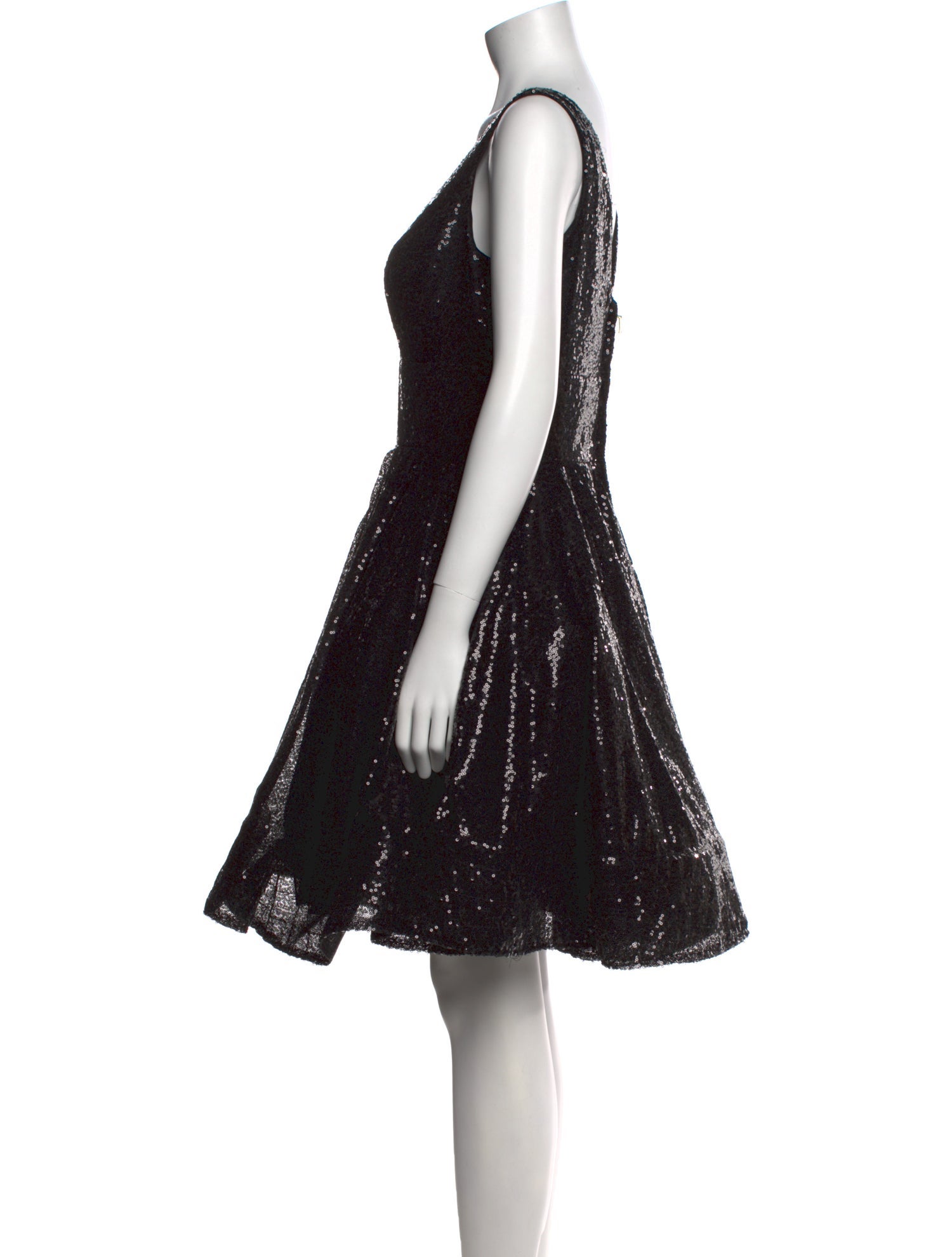 Ieena for Mac Duggal V-Neck Mini Dress