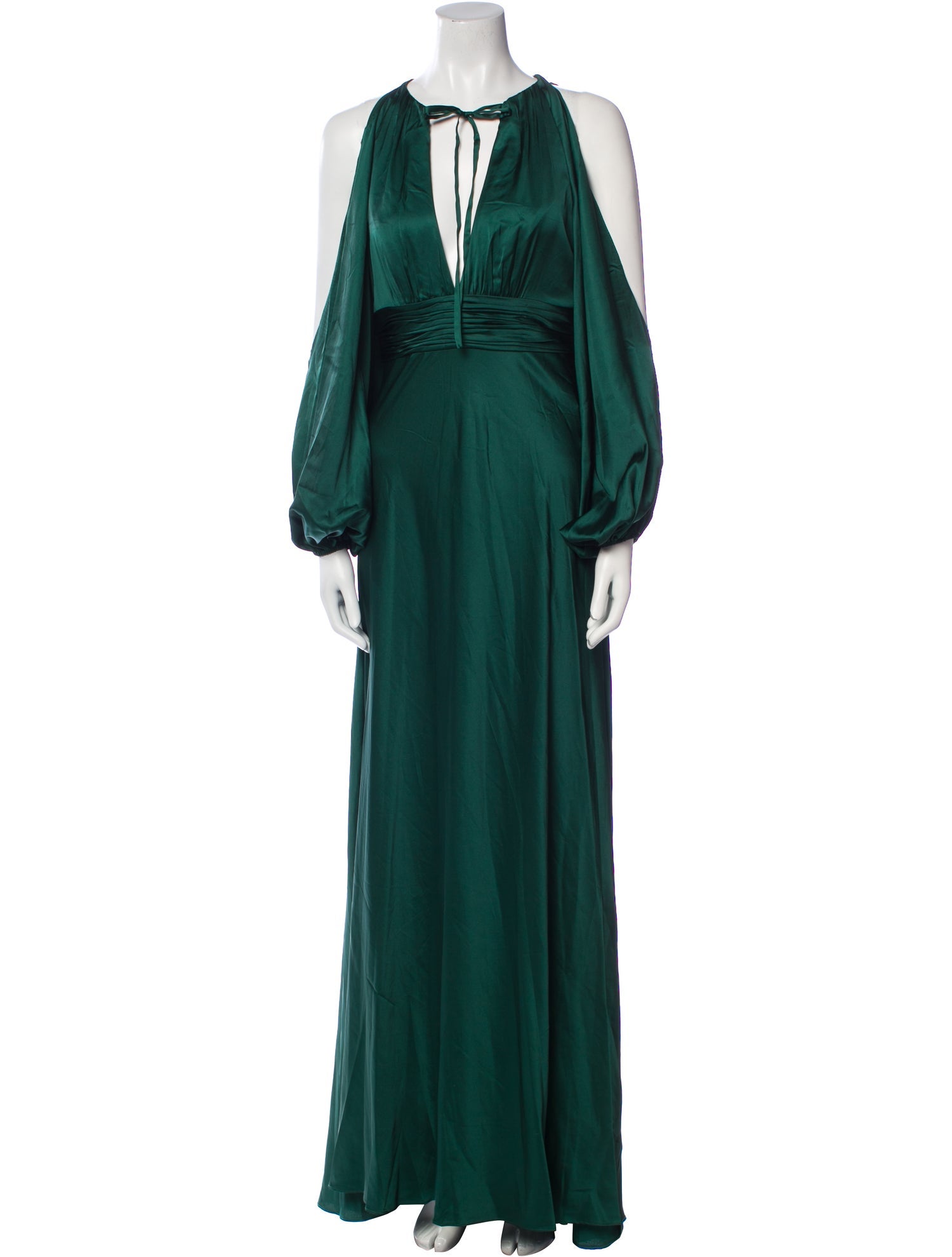 Ieena for Mac Duggal Tie Neck Long Dress w/ Tags