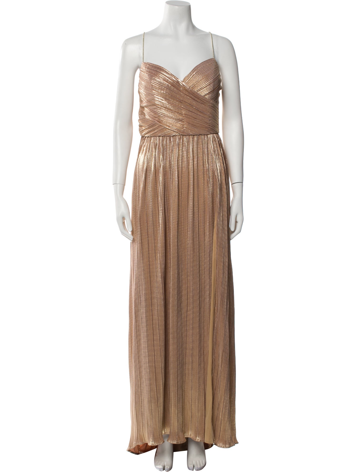 Ieena for Mac Duggal V-Neck Long Dress