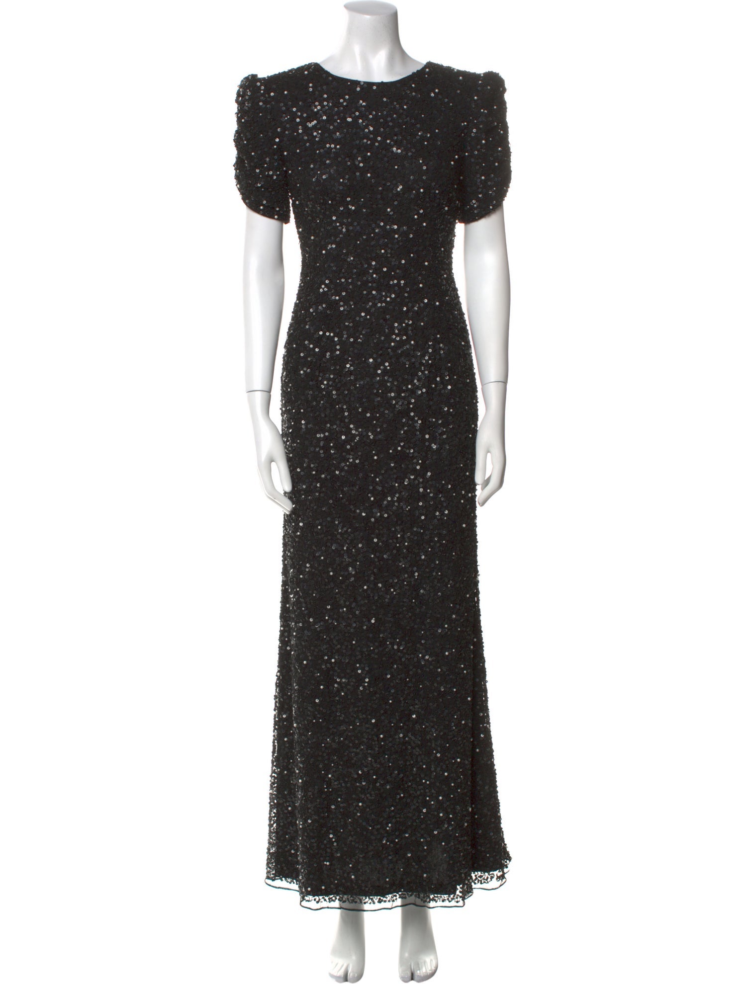 Mac Douglas Crew Neck Long Dress