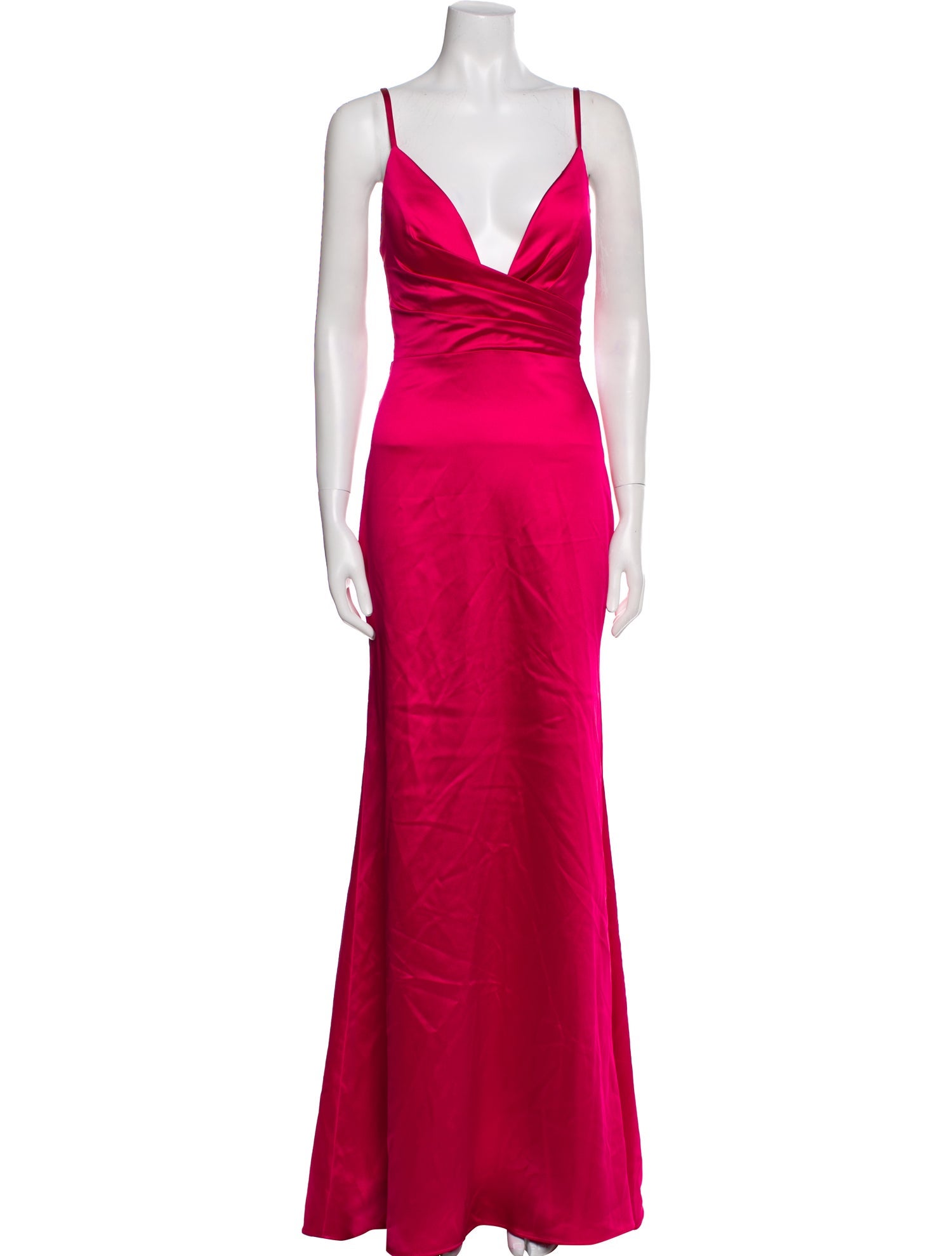 Ieena for Mac Duggal V-Neck Long Dress w/ Tags