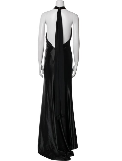 Ieena for Mac Duggal Halterneck Long Dress