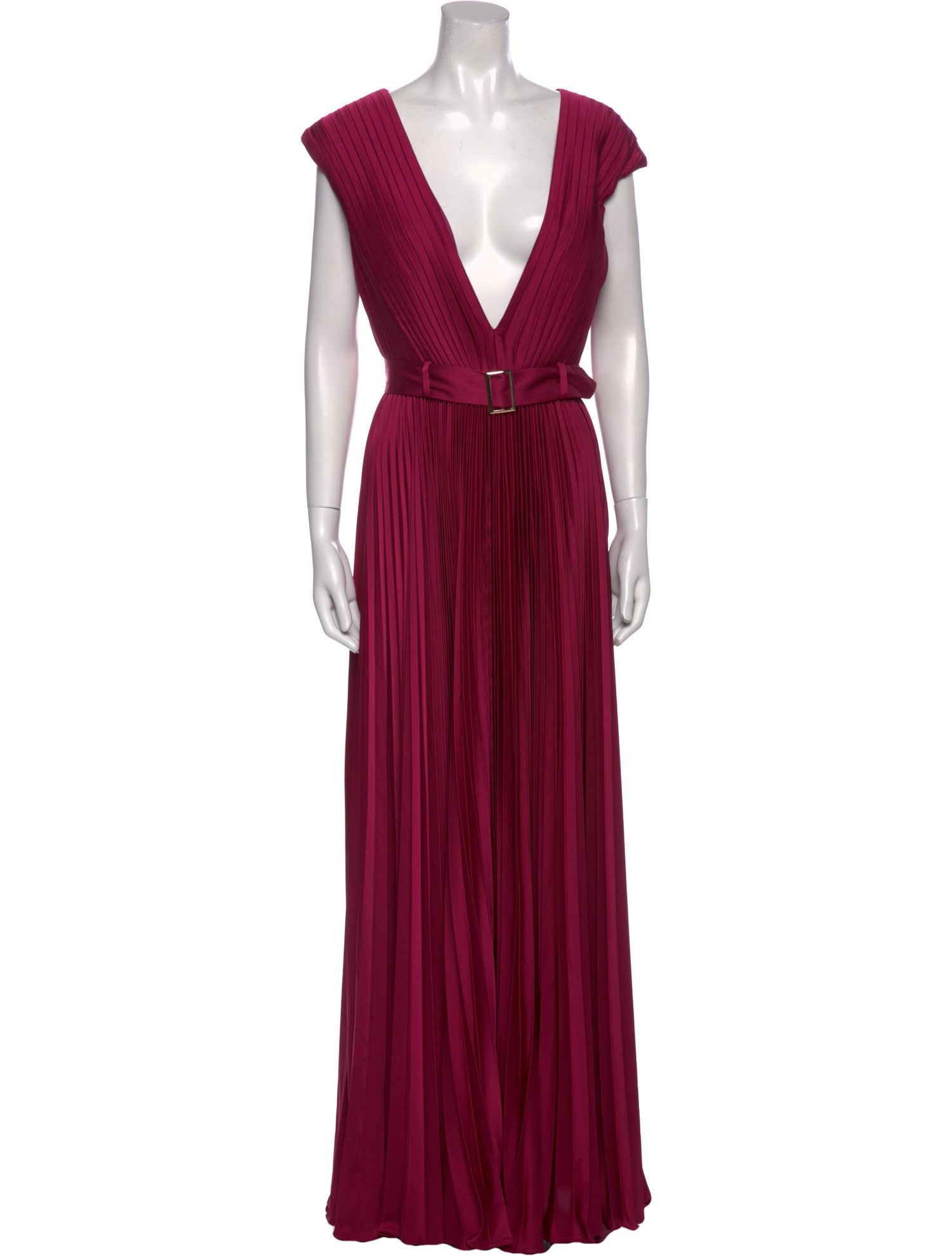 Ieena for Mac Duggal V-Neck Long Dress w/ Tags