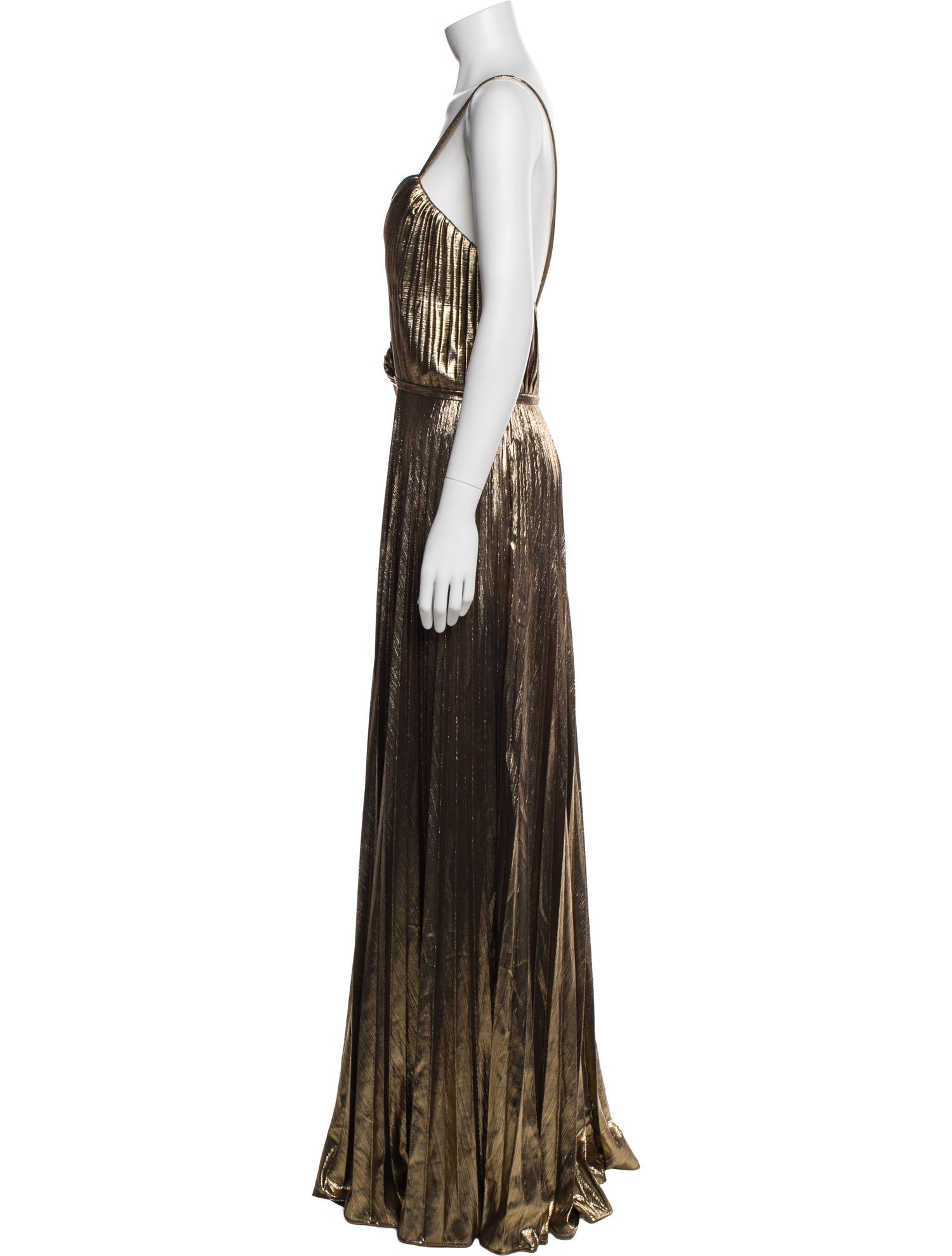 Ieena for Mac Duggal Plunge Neckline Jumpsuit