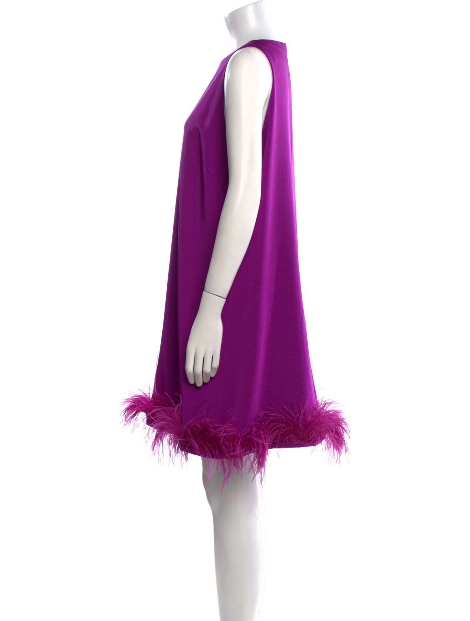 Ieena for Mac Duggal Crew Neck Mini Dress