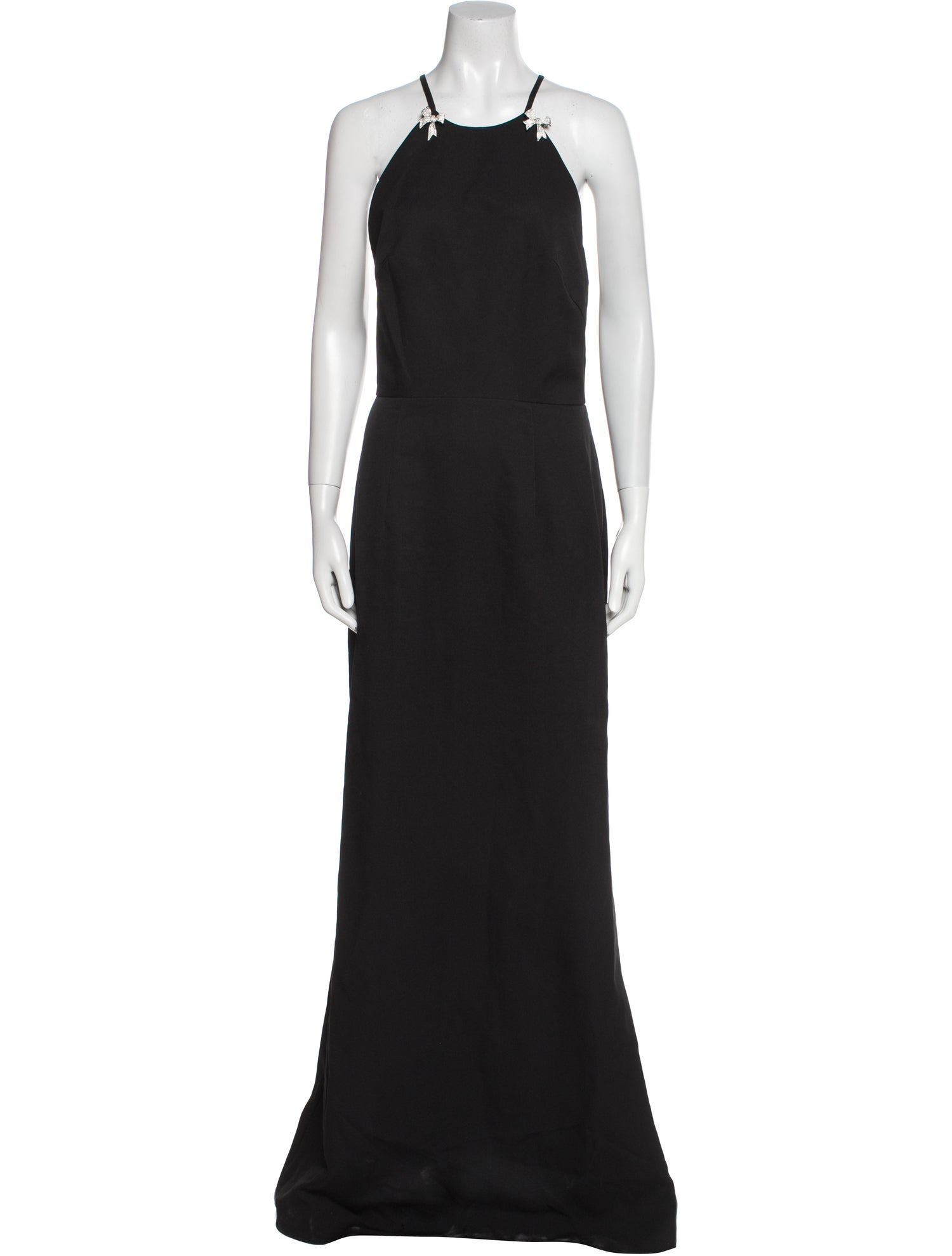 Ieena for Mac Duggal Halterneck Long Dress