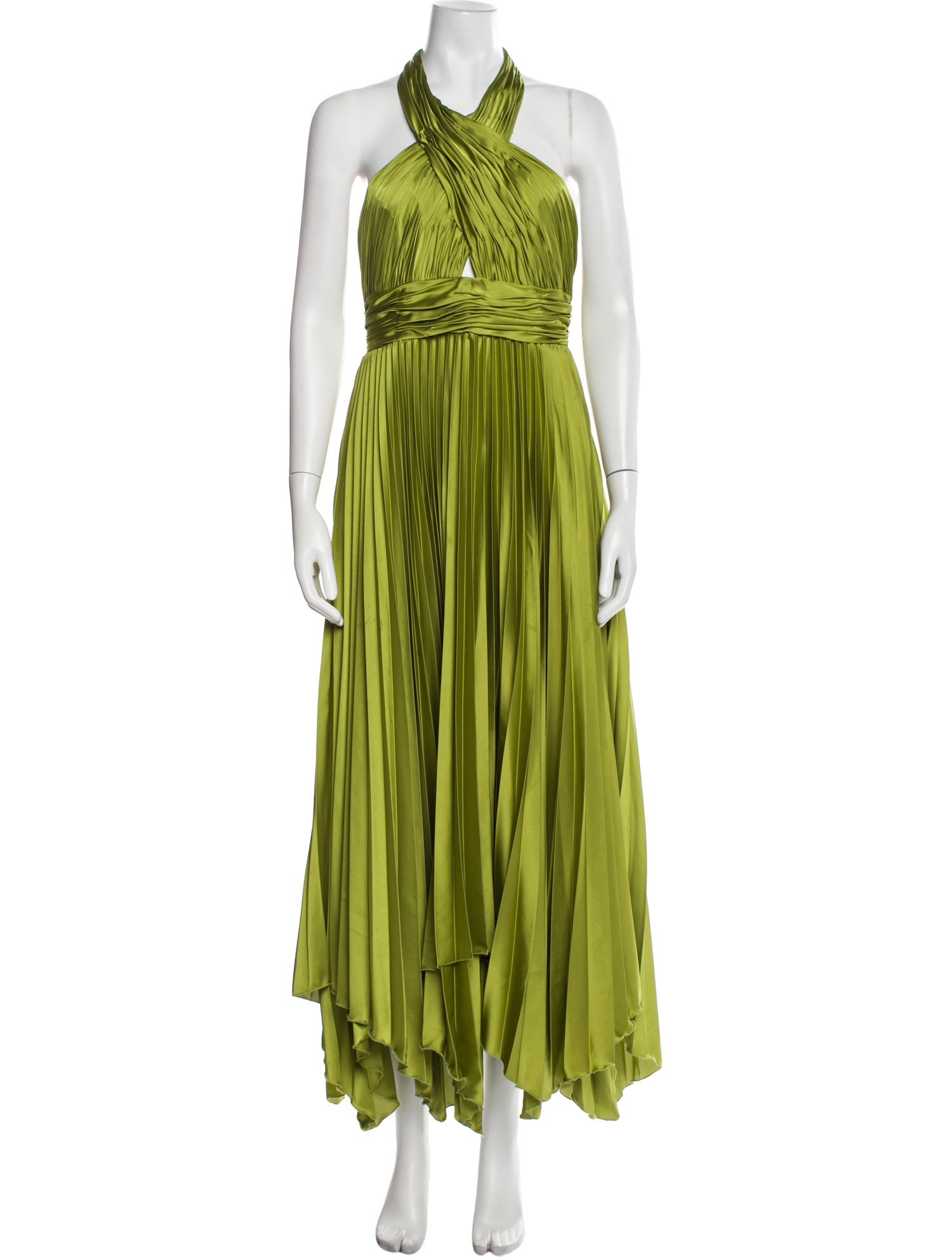 Ieena for Mac Duggal Halterneck Long Dress