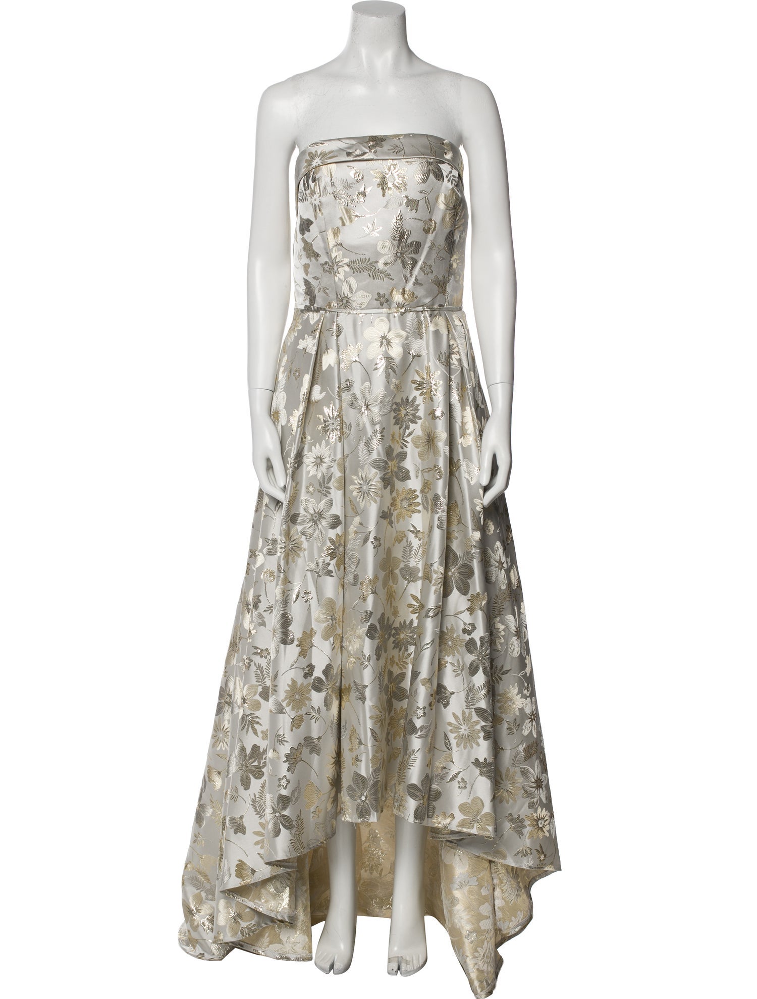 Ieena for Mac Duggal Floral Print Long Dress w/ Tags