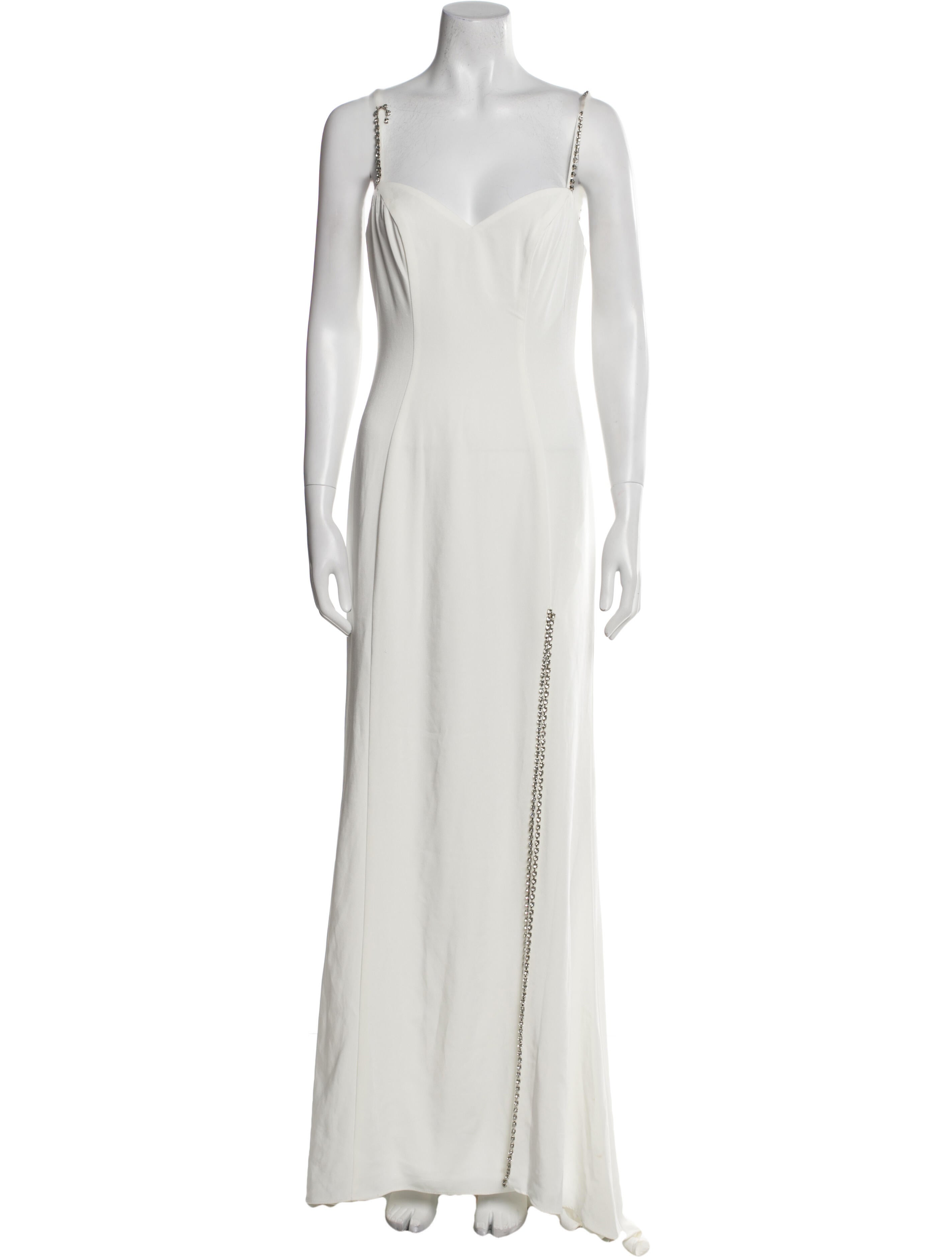 Ieena for Mac Duggal Square Neckline Long Dress