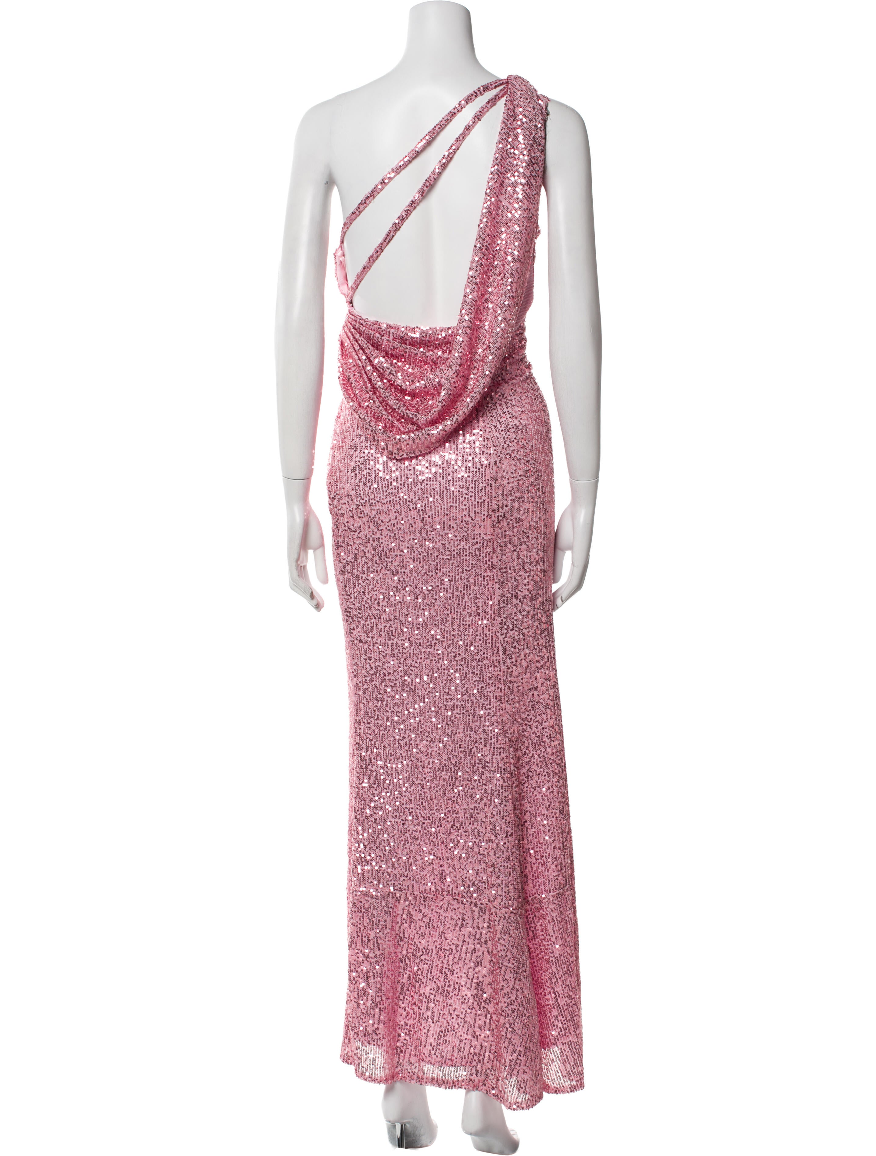 Ieena for Mac Duggal One-Shoulder Long Dress